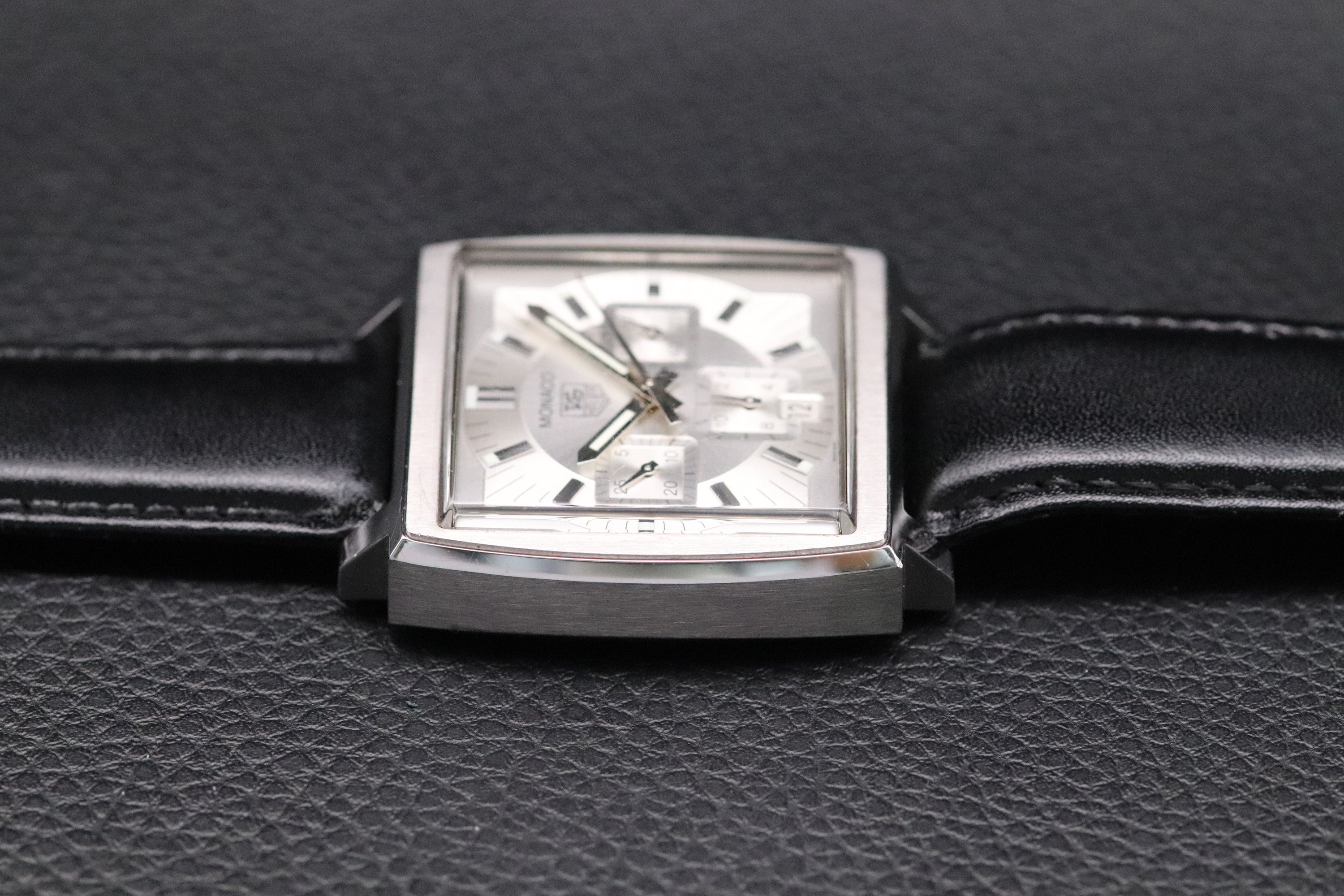 Tag Heuer Monaco CW2112 Silver Dial 2012