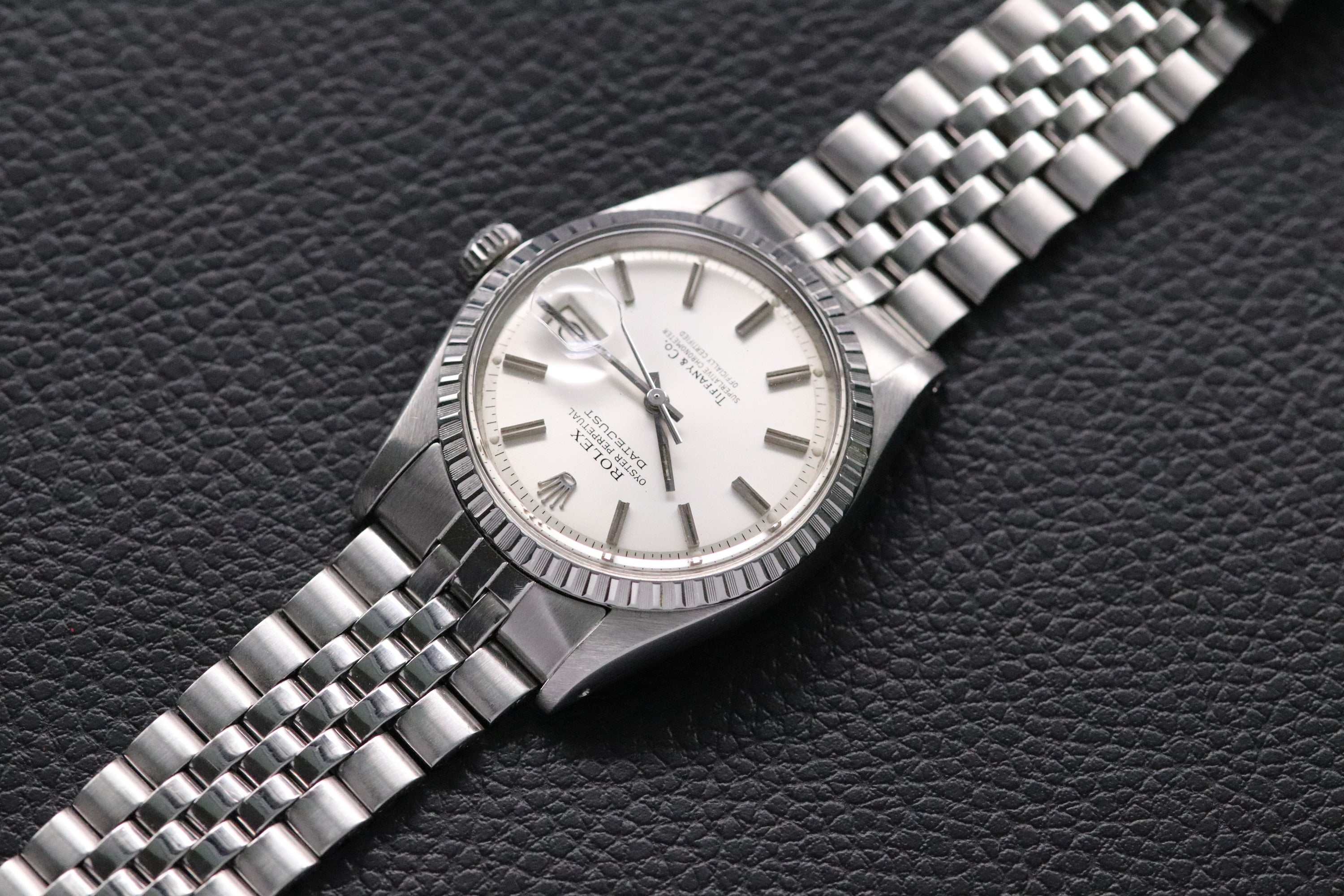 Rolex Datejust 36 Tiffany & Co. Signed Dial 1603 Jubilee 1973
