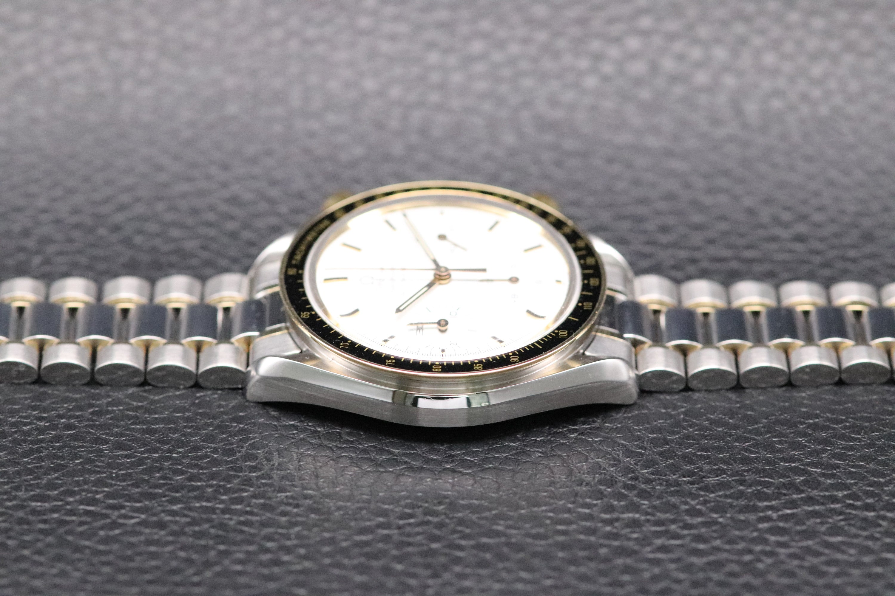 Omega Speedmaster Reduced 3310.20 Albino Gold 1991 White Dial