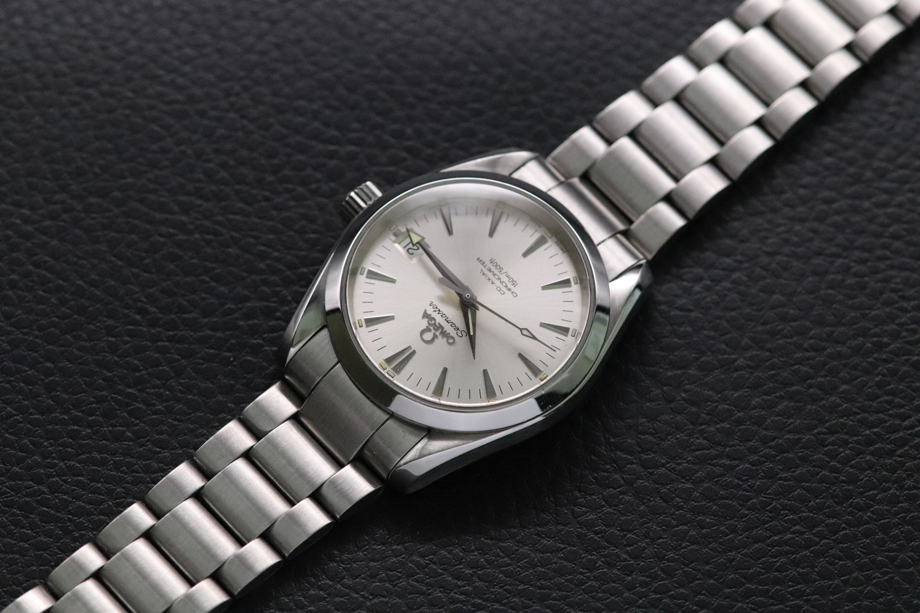 Omega Seamaster Aqua Terra 2504.30 Silver Dial 2005 Papers