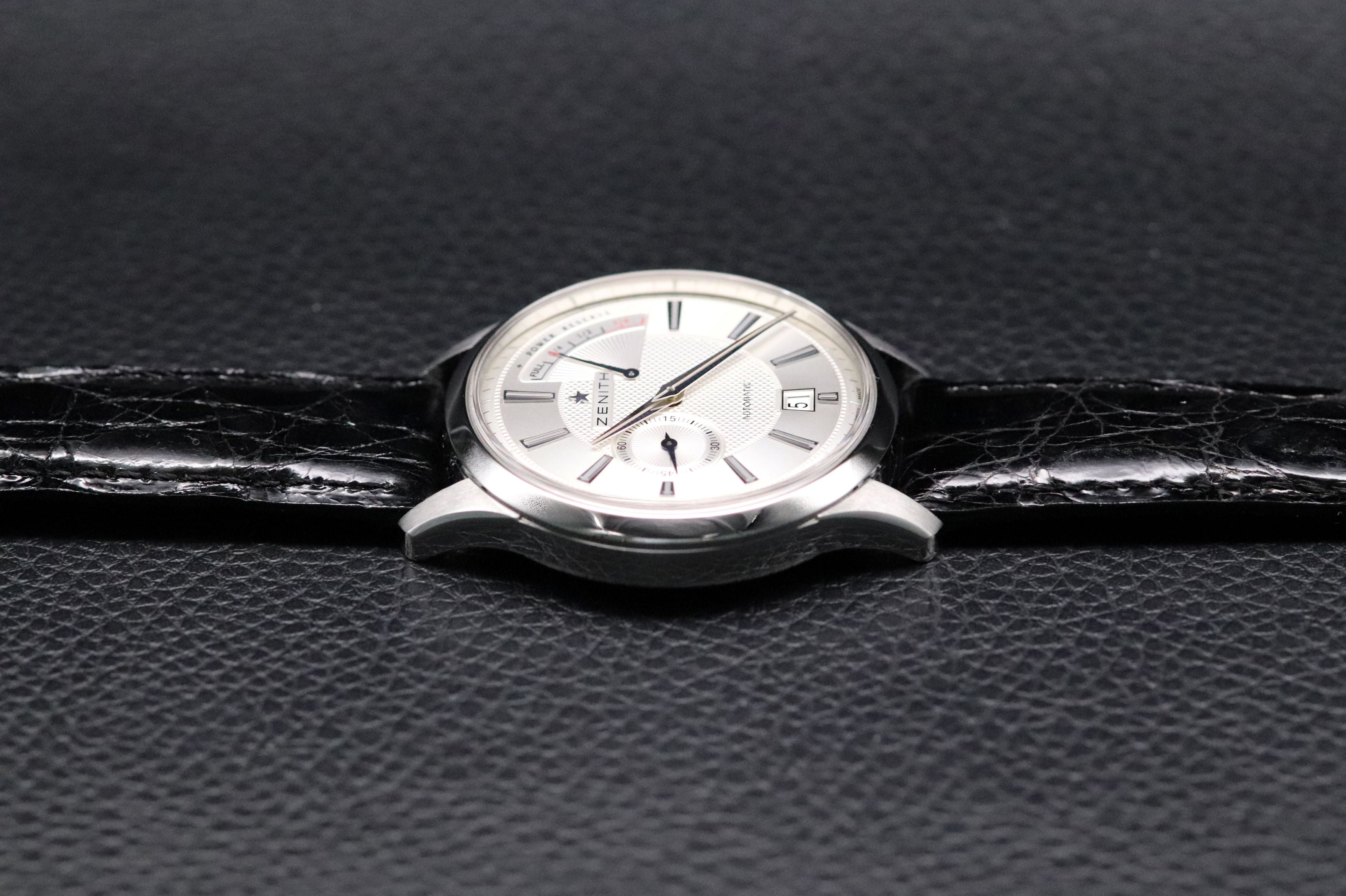 Zenith Captain Power Reserve 03.2120.685 Glass Botton 2013 Papers