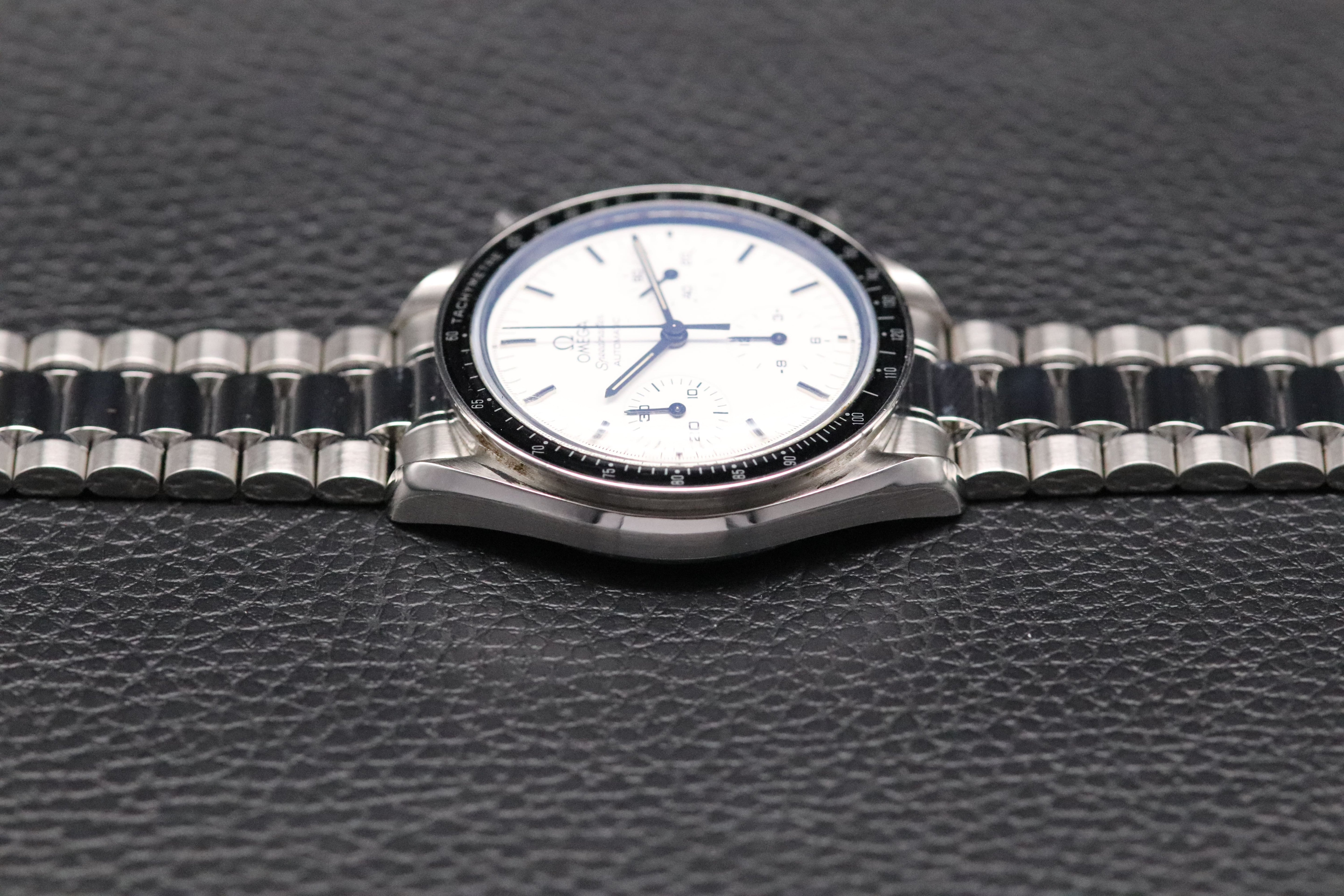 Omega Speedmaster Reduced 3510.20 Albino White Dial 1989