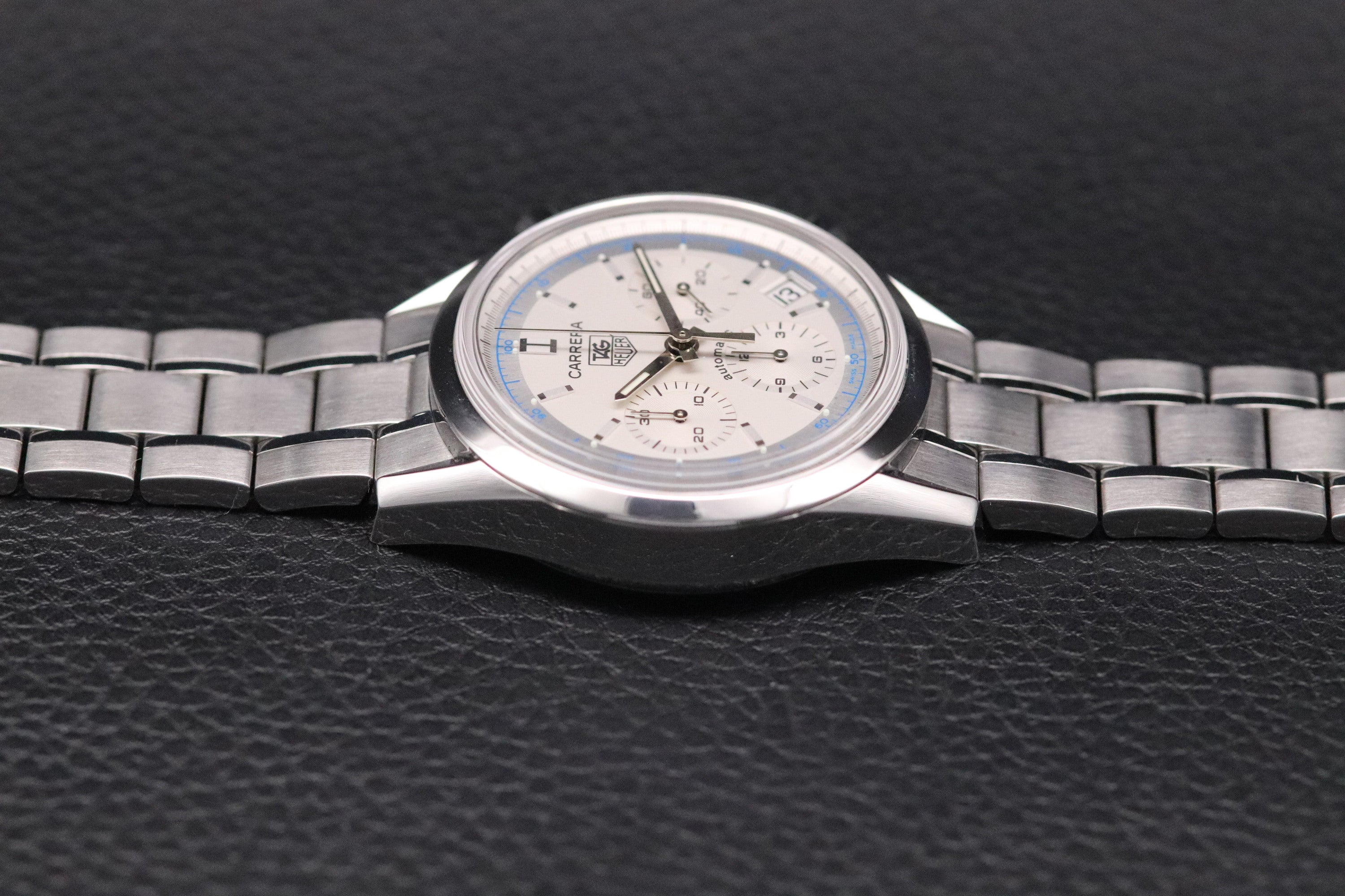 Tag Heuer Carrera Calibre 17 CV2110 Silver Dial 2003