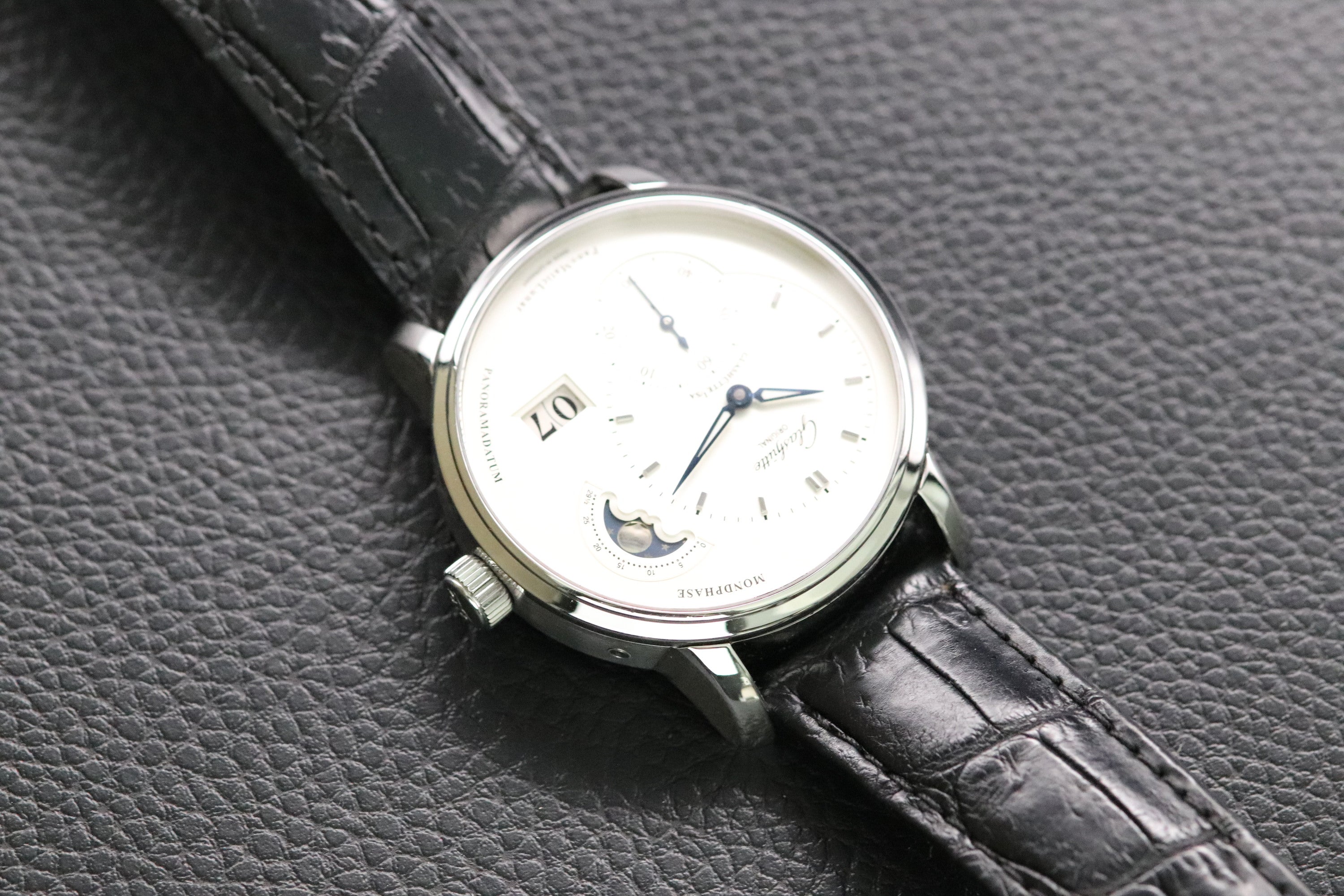 Glashütte Original PantoMaticLunar 19002423261 Fullset 2020 Box+Papers Extra Leather Strap