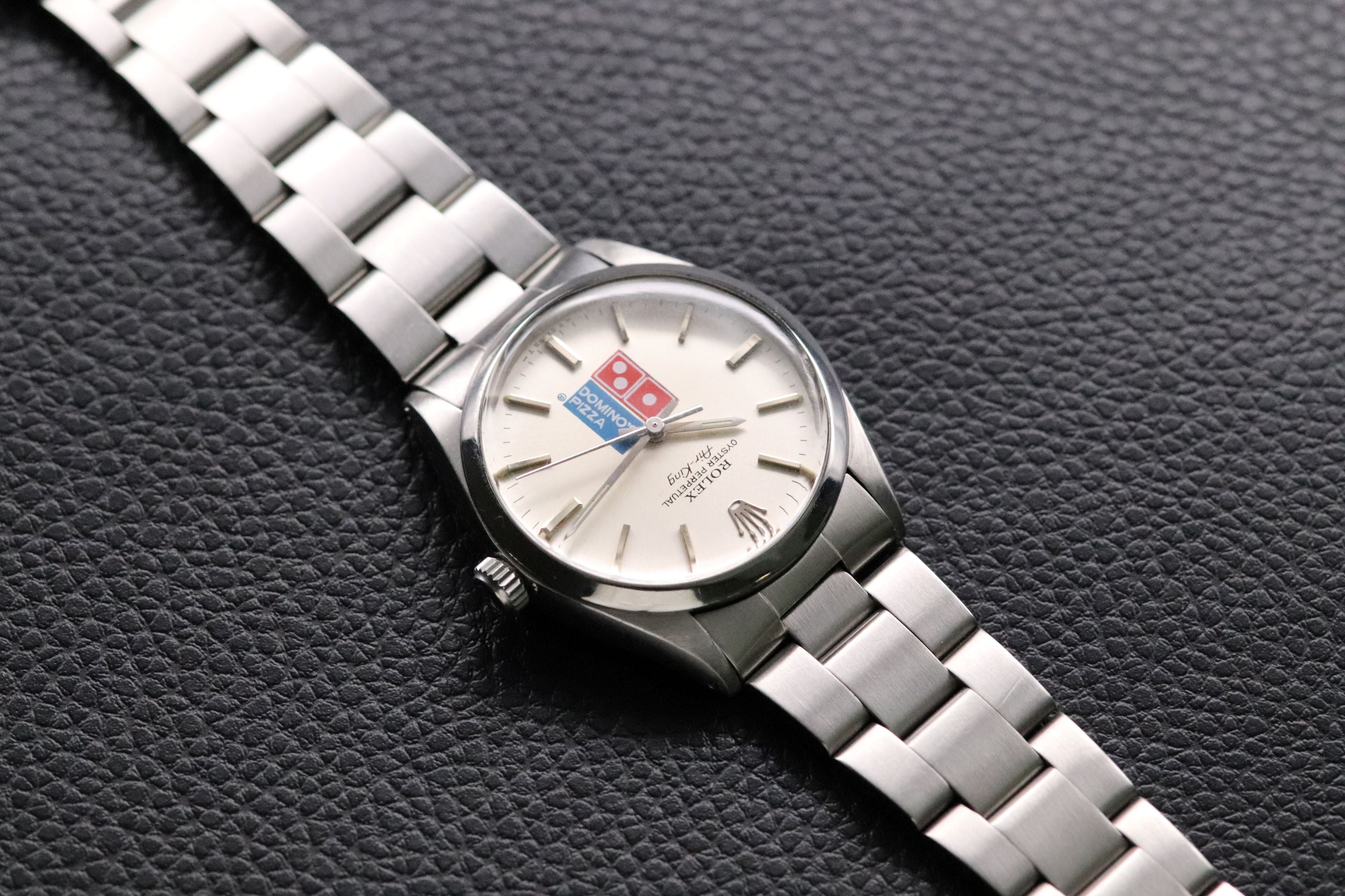 Rolex Air-King 5500 Dominos Pizza 1982 Logo Dial