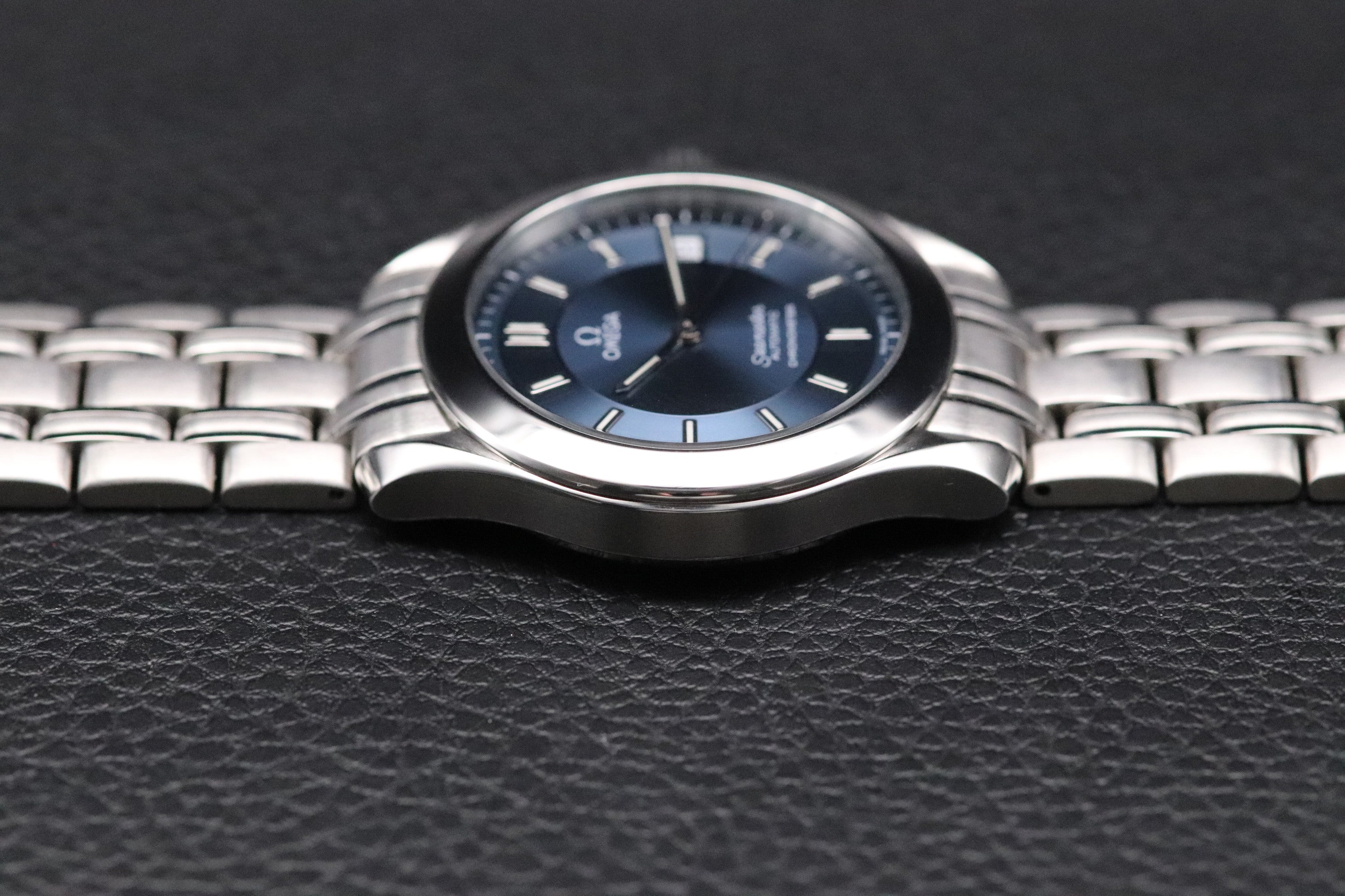 Omega Seamaster 2501.82 Blue Dial Fullset 2002 Box+Papers