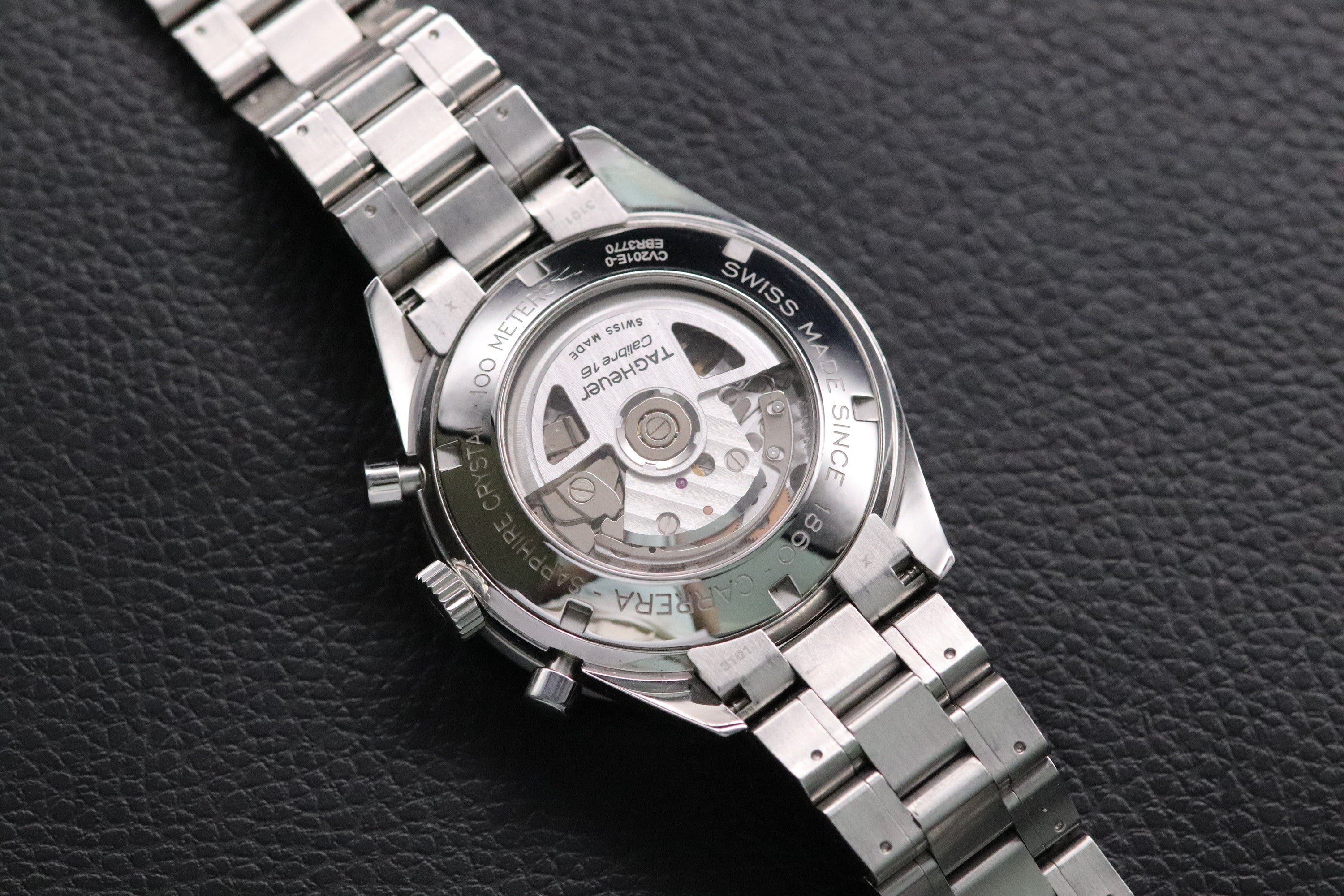 Tag Heuer Carrera Calibre 16 CV201E Black Dial 2012