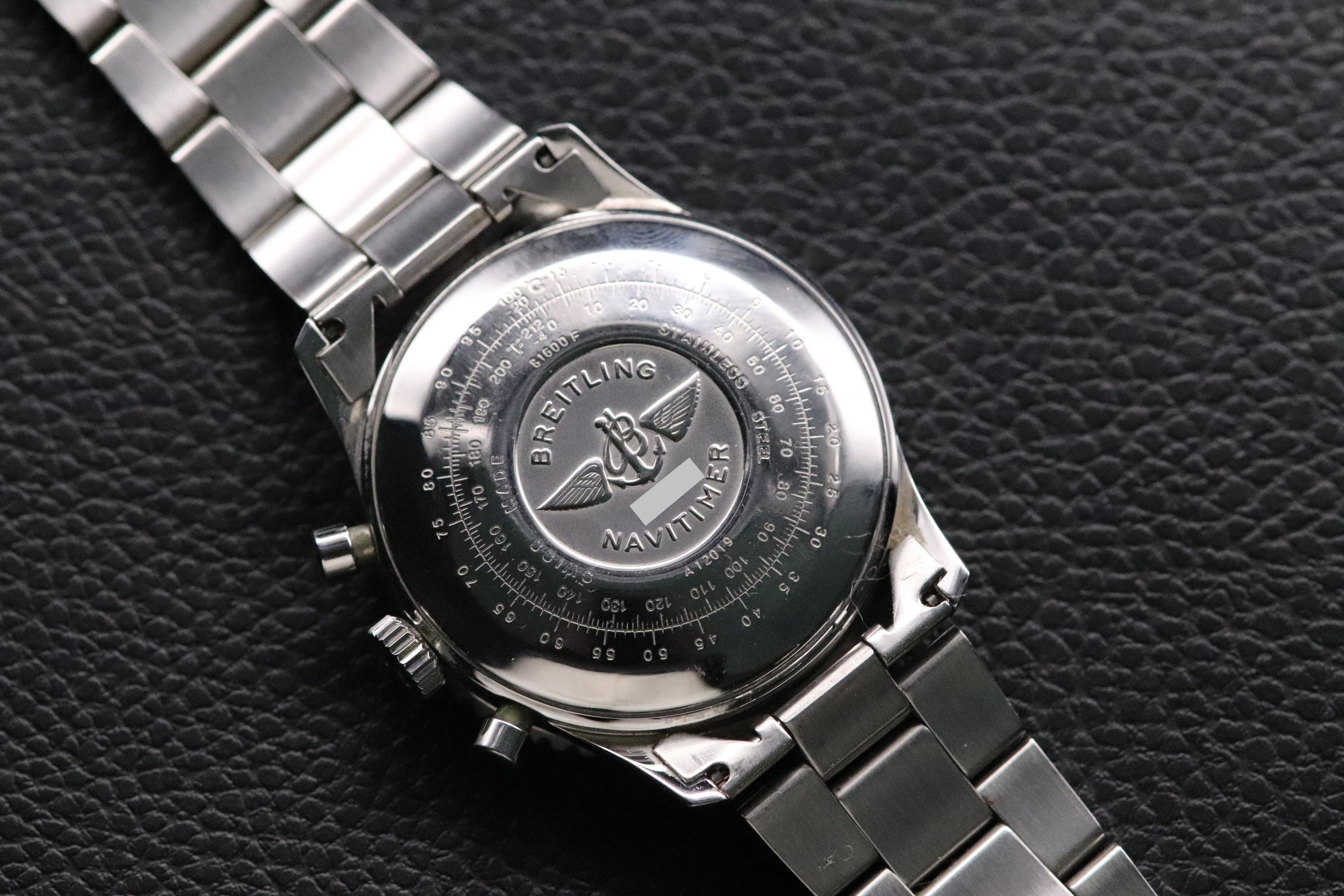 Breitling Navitimer A12019 Cosmonaute 1990 Rare Steel Bracelet