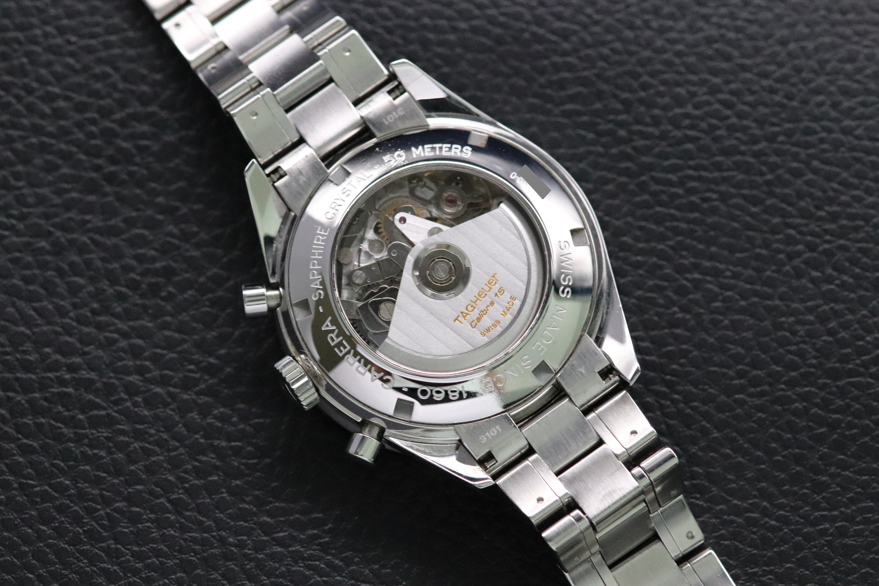 Tag Heuer Carrera Calibre 16 CV2010 Black Dial 2015