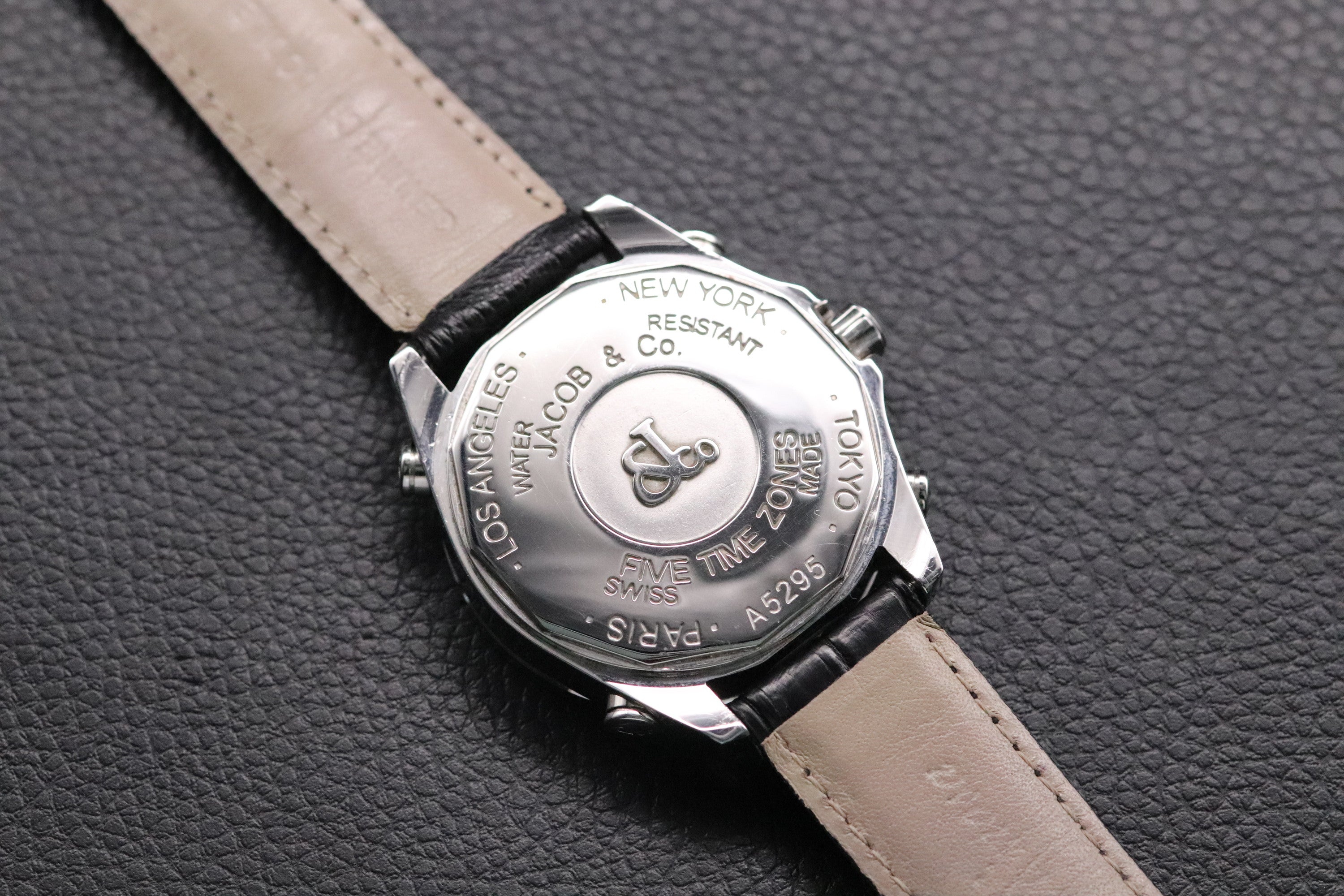 Jacob & CO 5 Time Zones A5295 Box+Straps