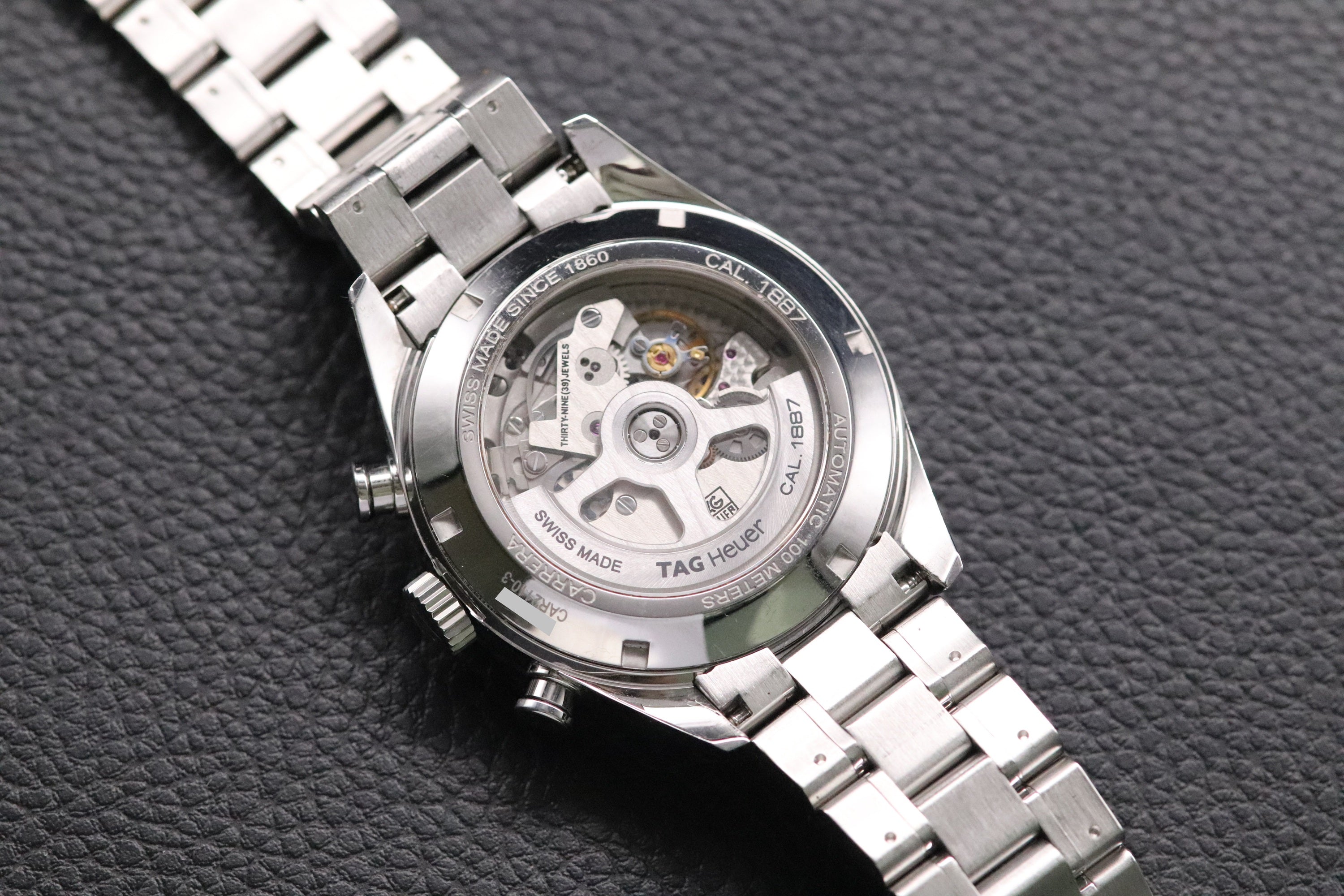 Tag Heuer Carrera Calibre 1887 CAR2110-3 Black Dial 2015