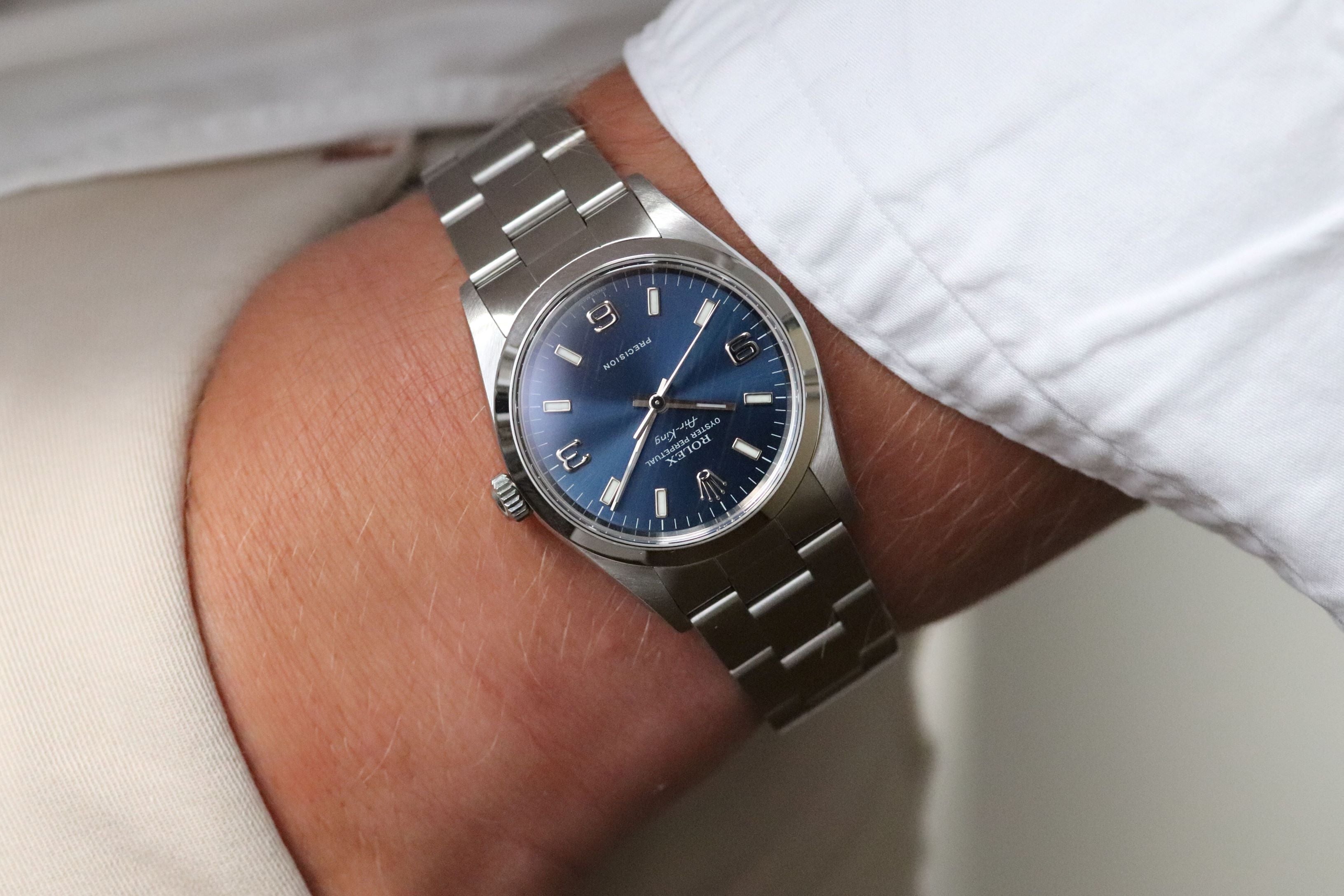 Rolex Air-King 14000 Blue NOS