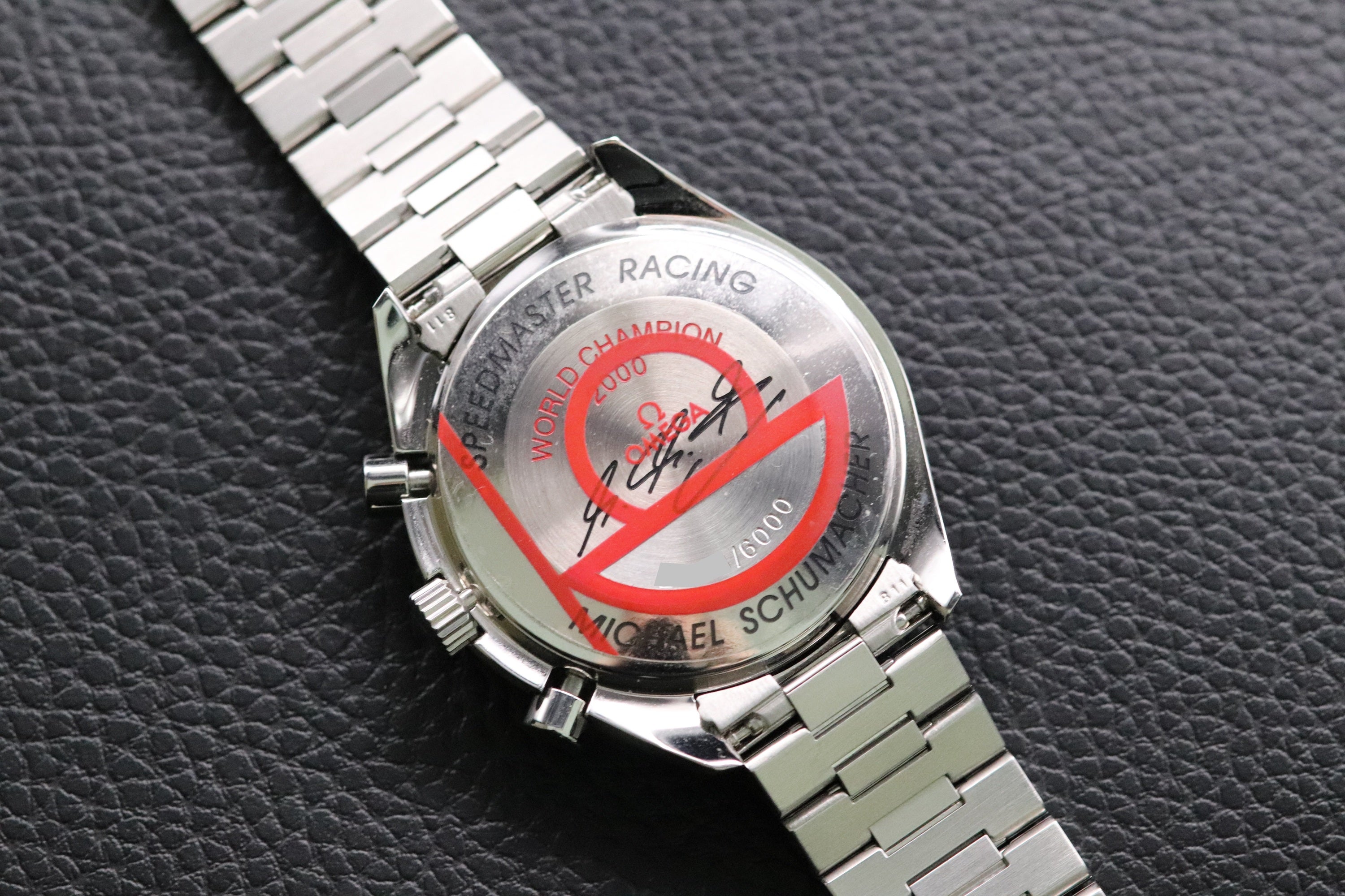 Omega Speedmaster Reduced 3518.50 Michael Schumacher 1998 Fullset Box+Paper