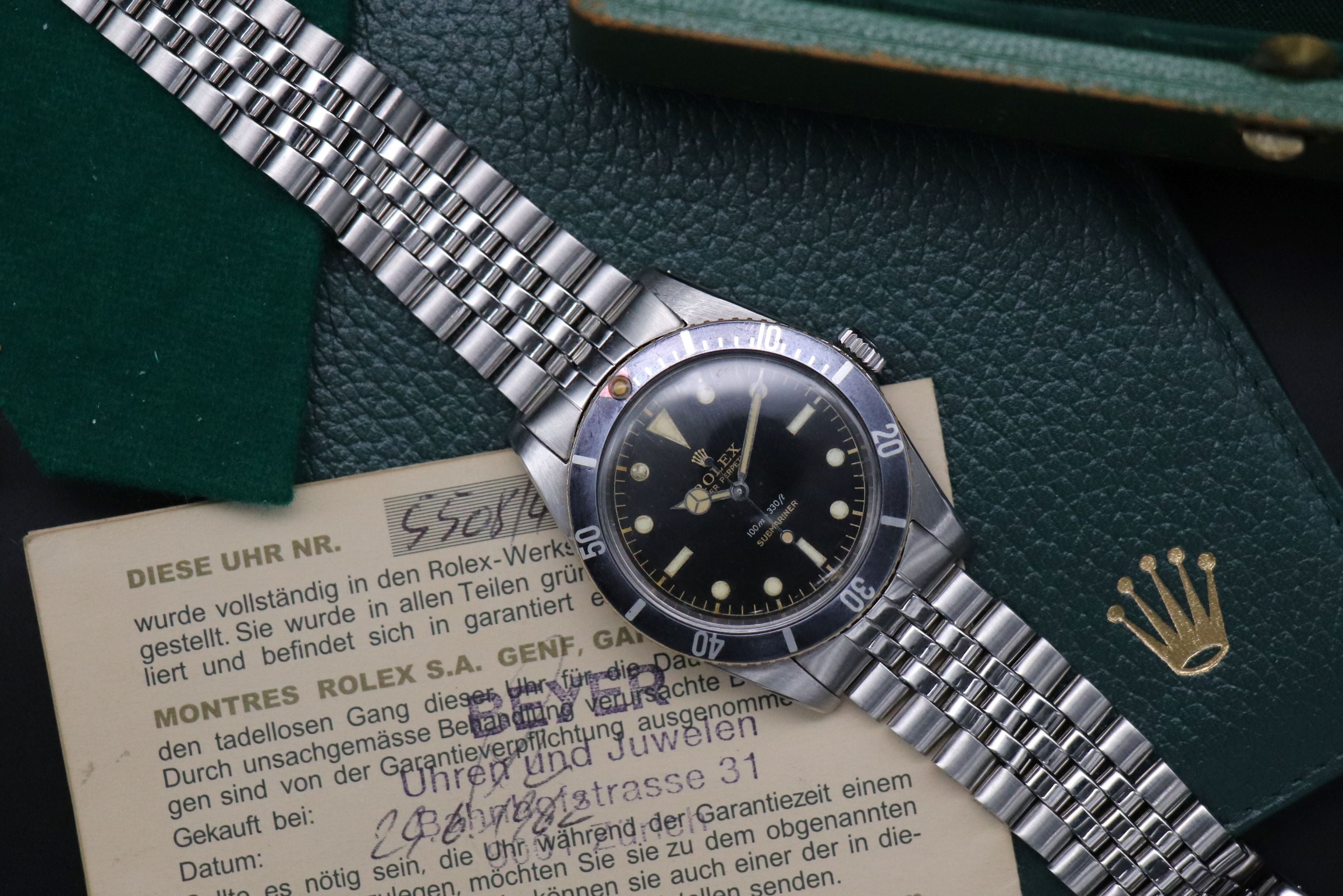 Rolex Submariner 5508 Red Triangle