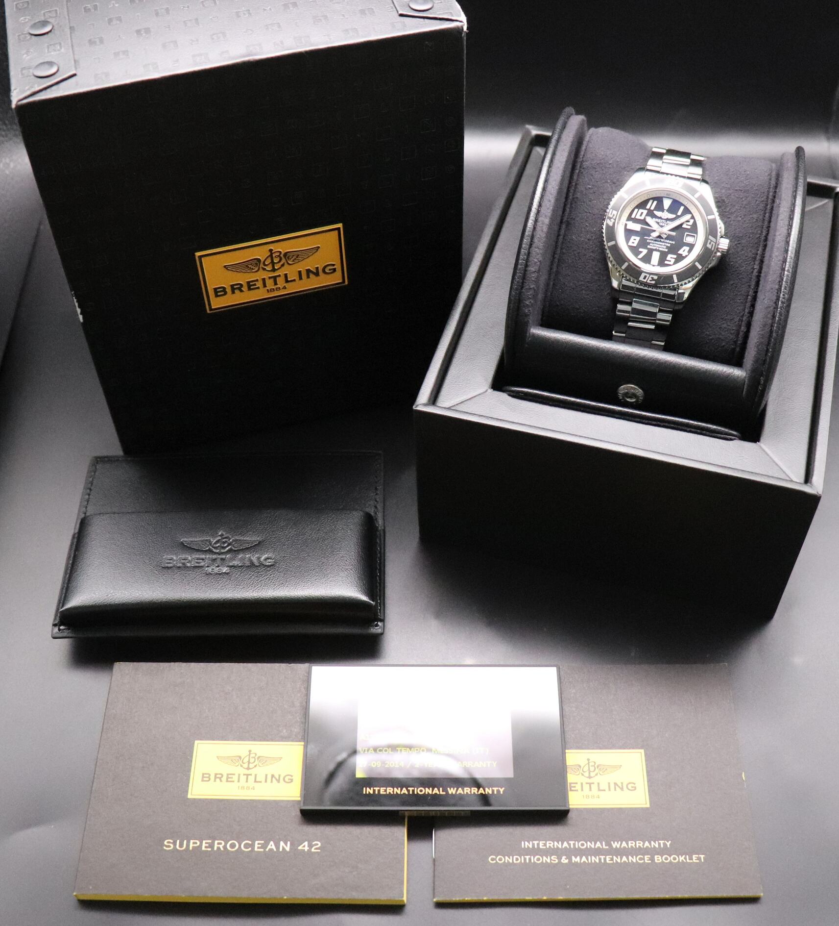 Breitling Superocean 42 A17364 Fullset 2014 Box+Paper