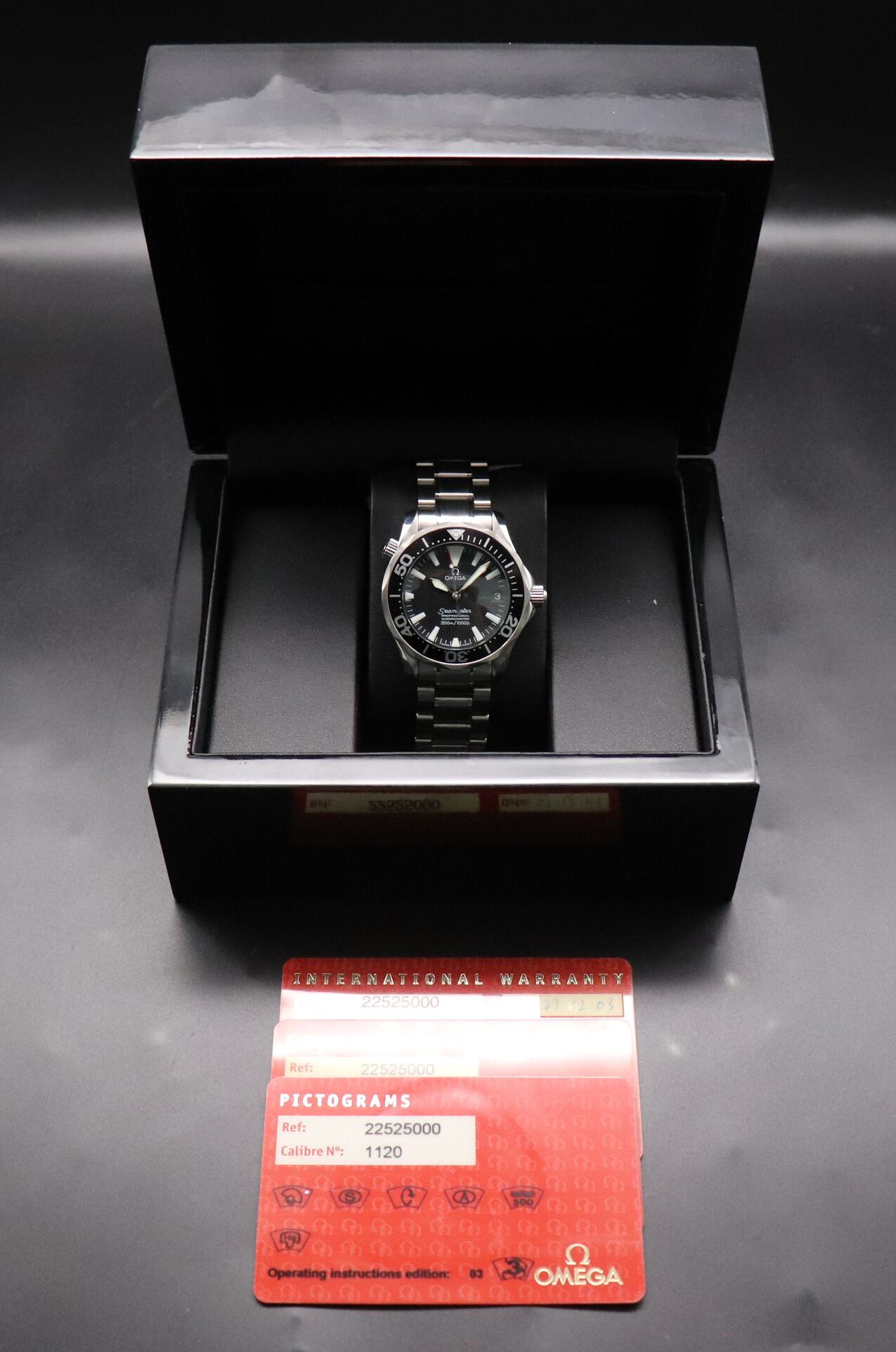 Omega Seamaster 300 2252.50 Papers 2003