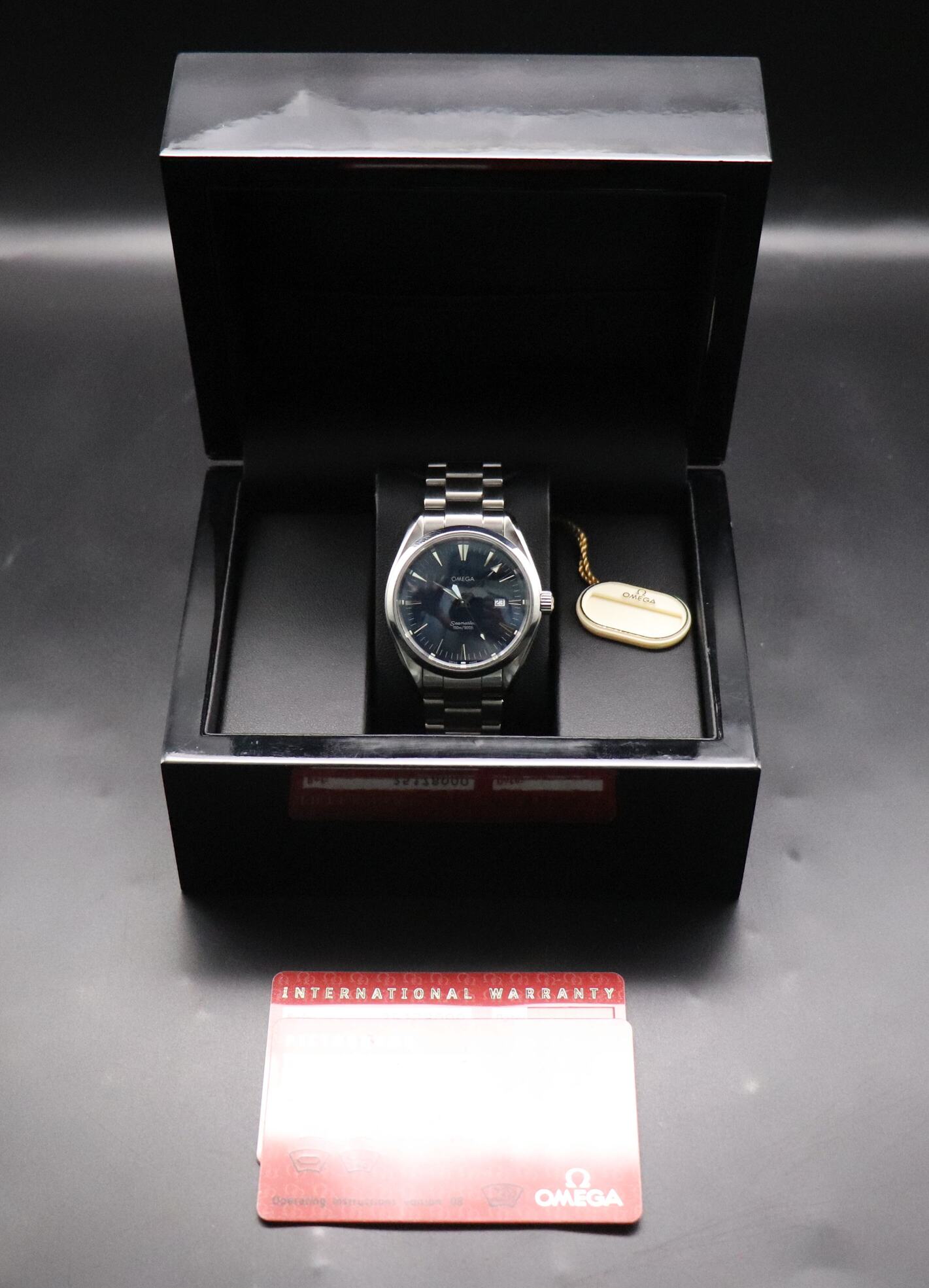 Omega Seamaster Aqua Terra 2517.80 Blue 2007 Papers