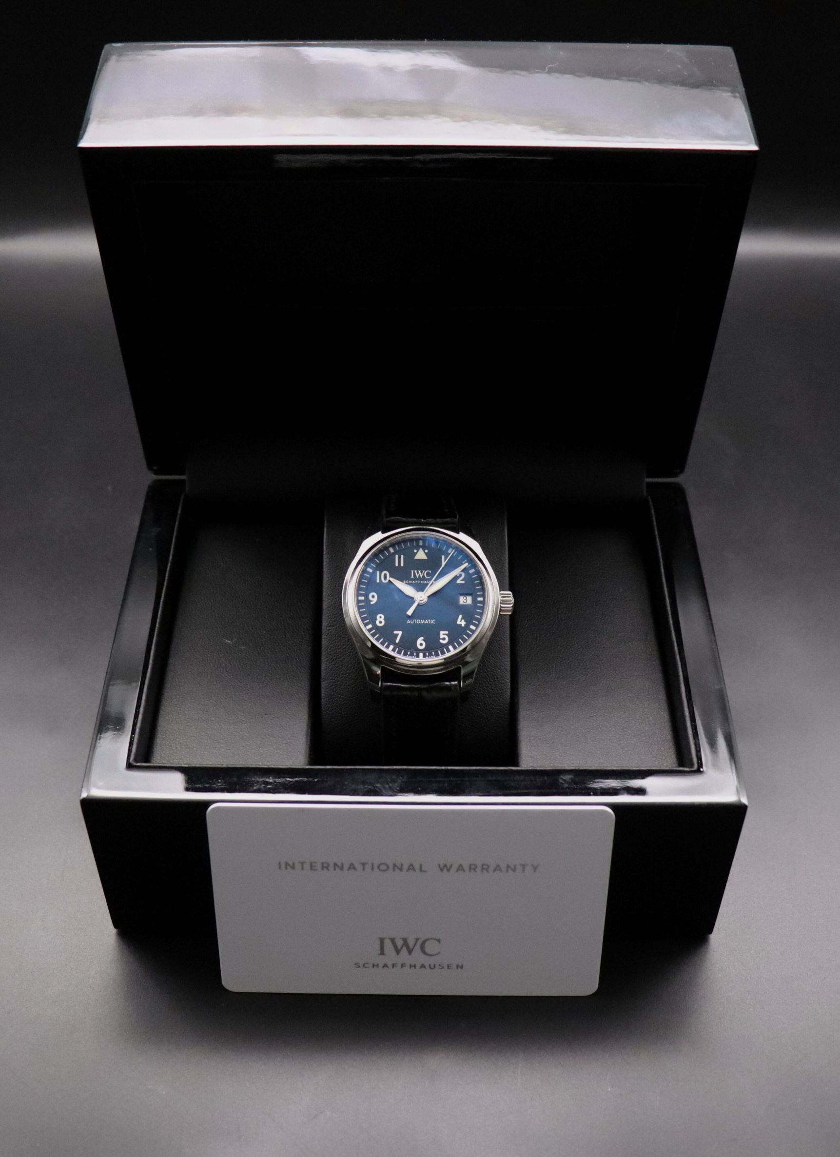 IWC Pilot's Watch IW324008 Blue 2018 Papers