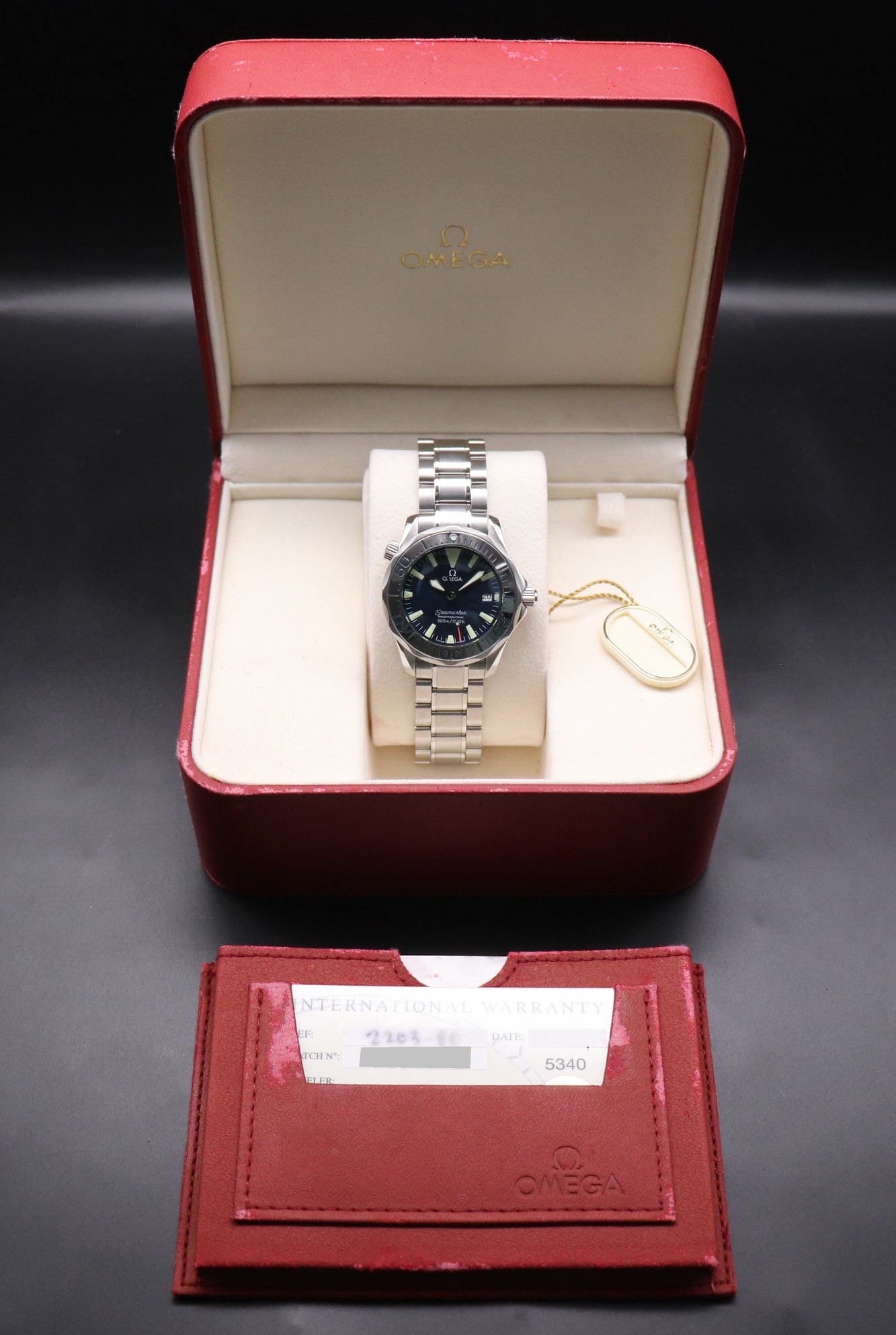 Omega Seamaster 300 2263.80 Fullset 2001 Box+Papers