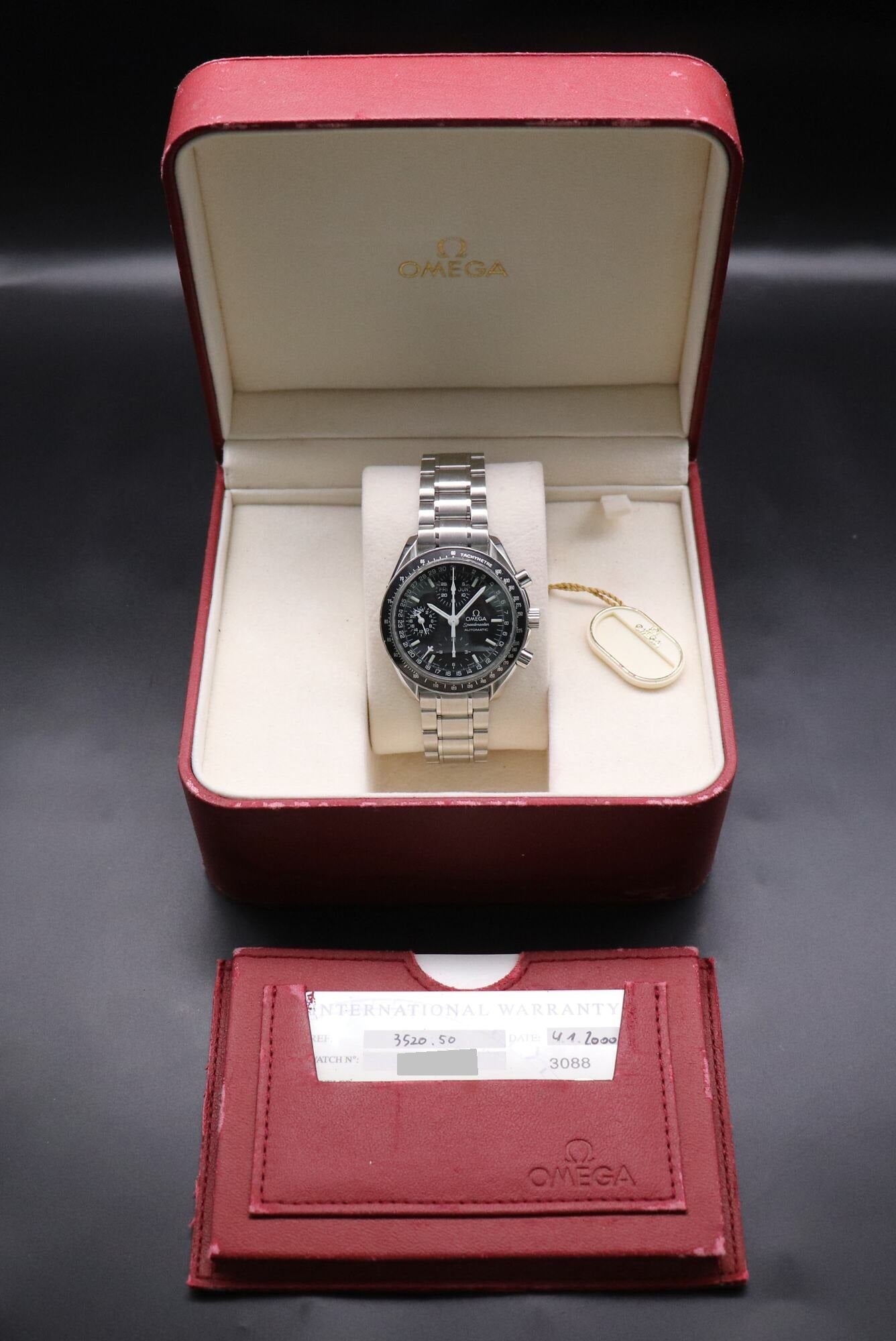 Omega Speedmaster Day Date 3520.50 Fullset 2000 Papers+Box