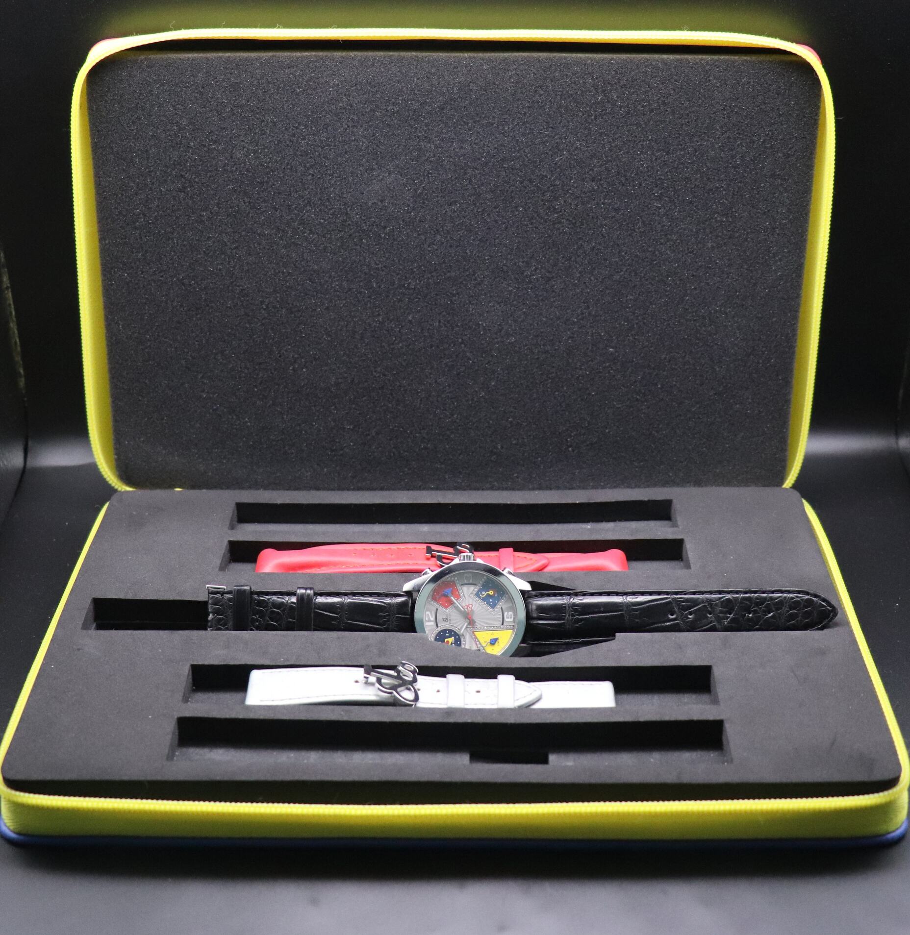 Jacob & CO 5 Time Zones A5295 Box+Straps