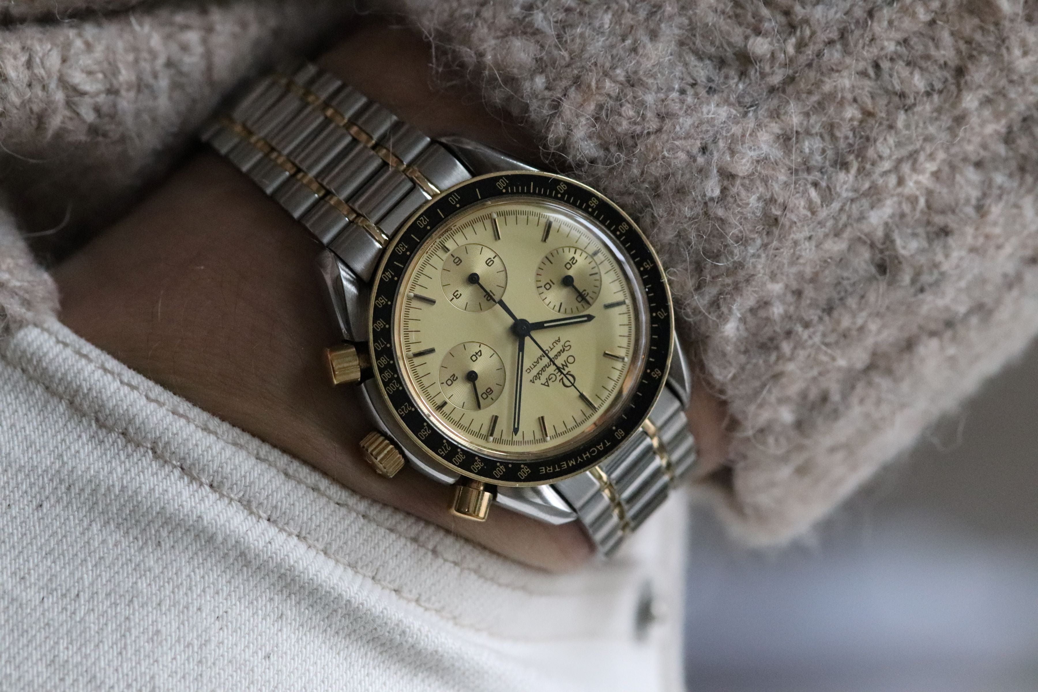 Omega Speedmaster Reduced 3310.10 Gold 1989