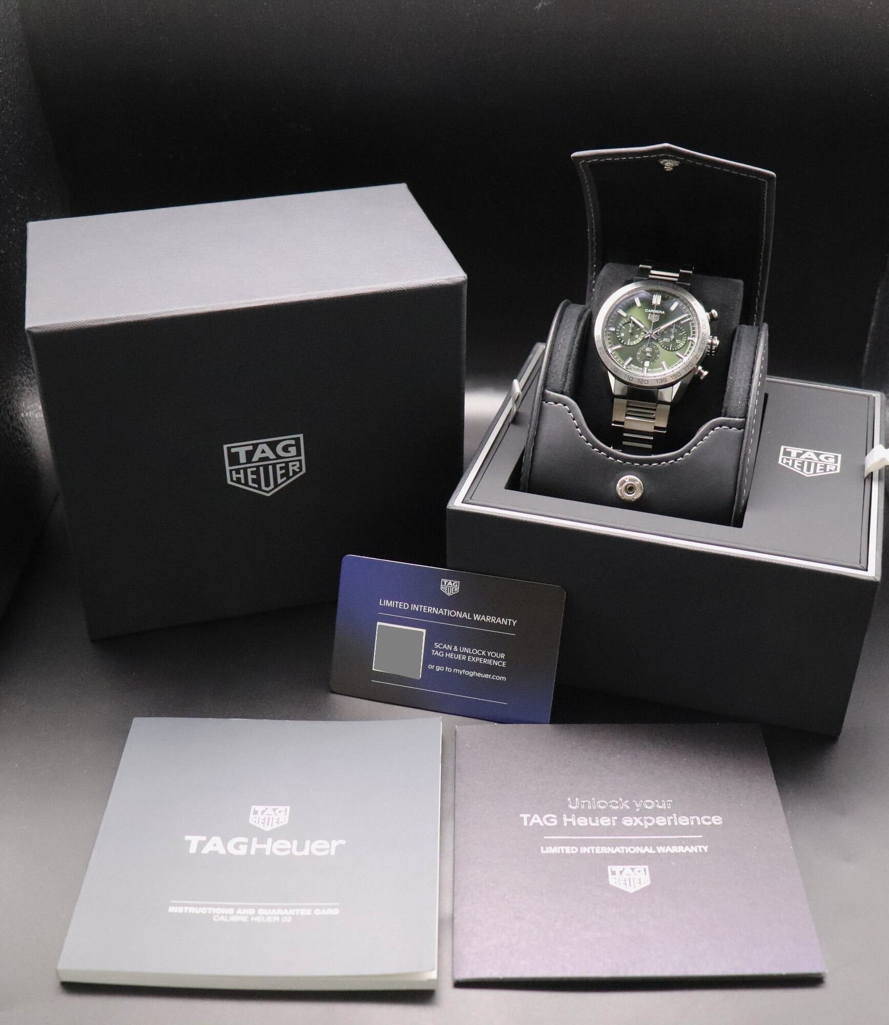 Tag Heuer Carrera Caliber Heuer 02 CBN2A10 Fullset 2024 Box+Papers