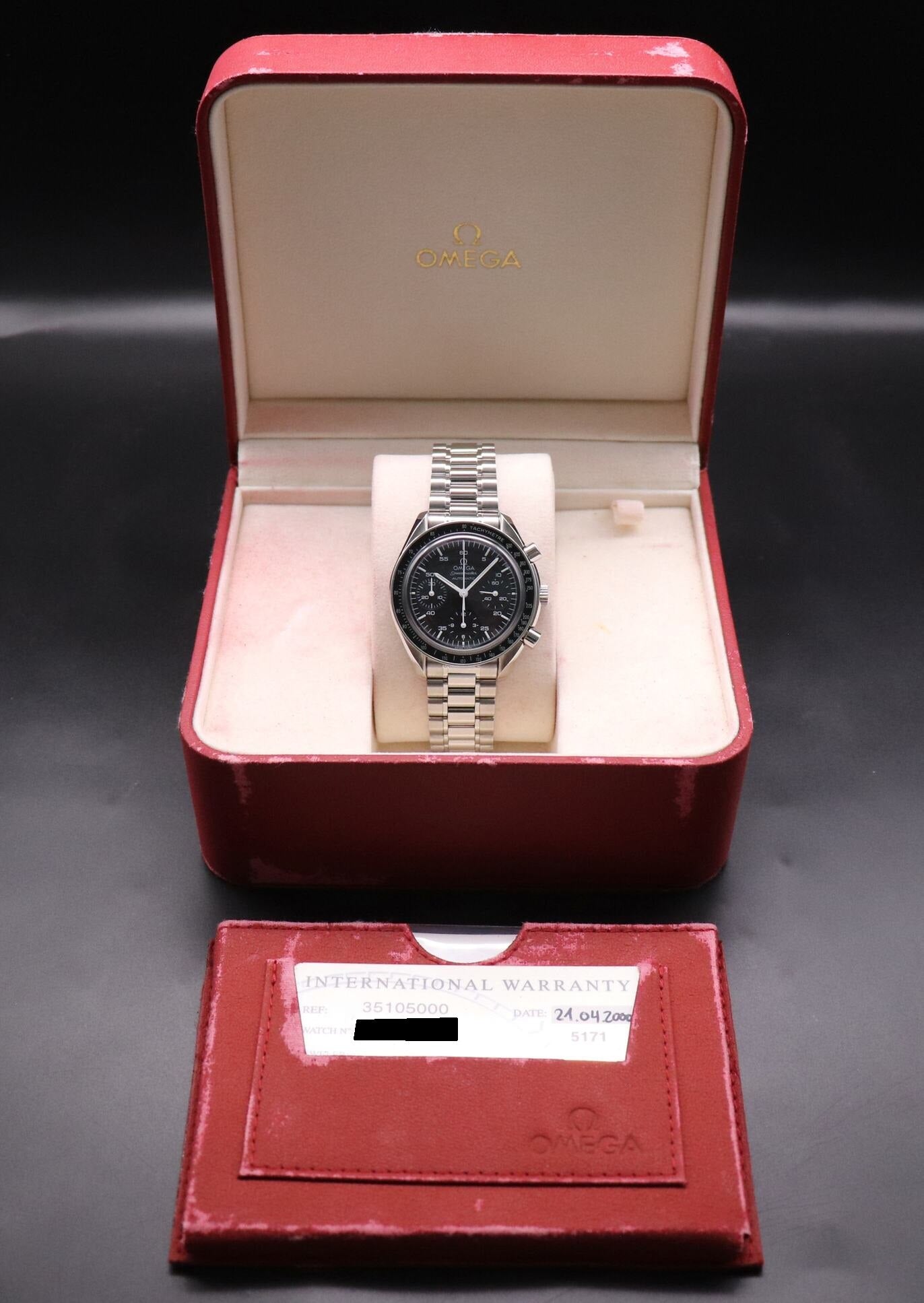 Omega Speedmaster Reduced 3510.50 Fullset 2000 Box+Papers