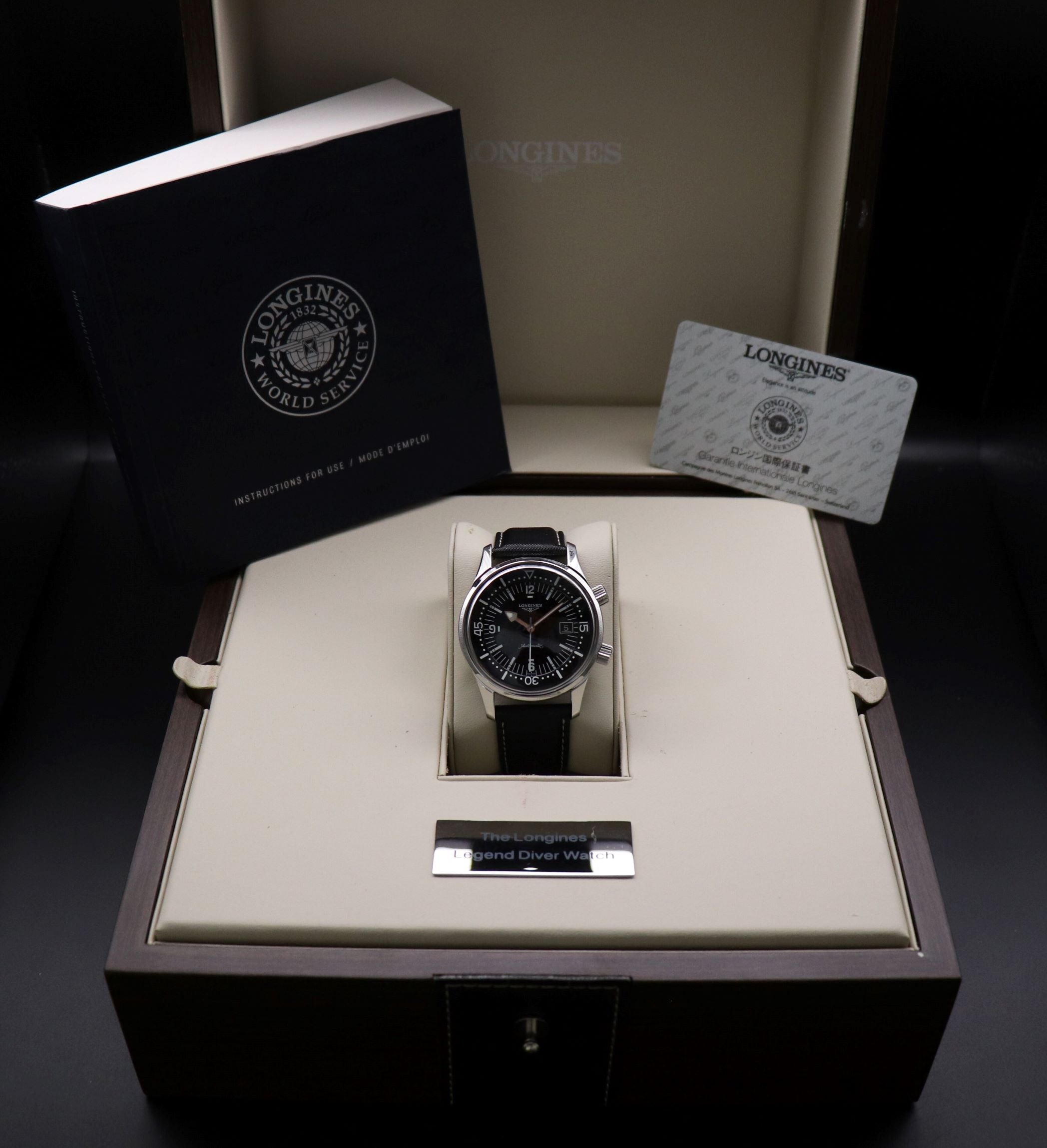 Longines Legend Diver L3.674.4 Fullset 2016 Box+Paper