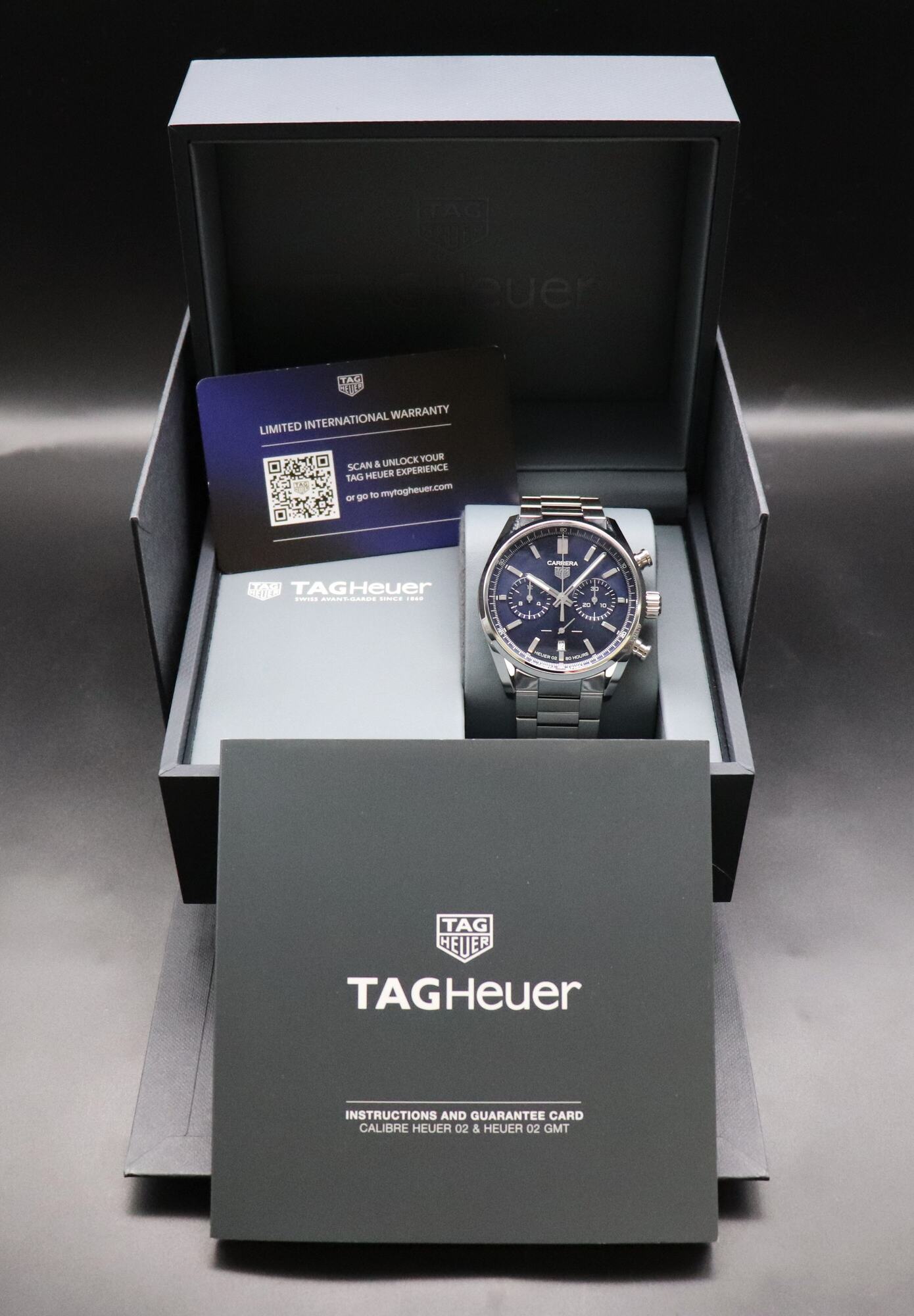 Tag Heuer Carrera Calibre 02 CBN2011 Fullset 2023 Box+Papers