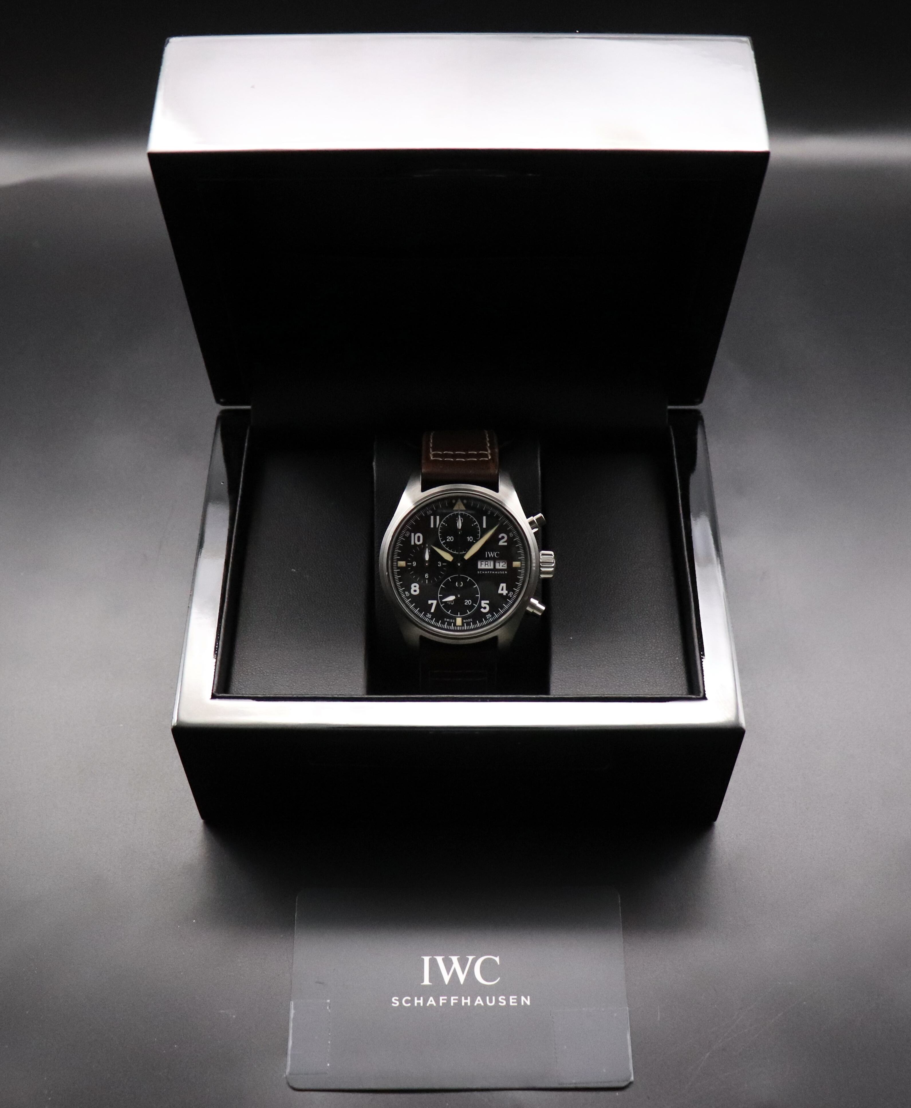 IWC Fliegeruhr Spitfire Chrono IW387903 Papers