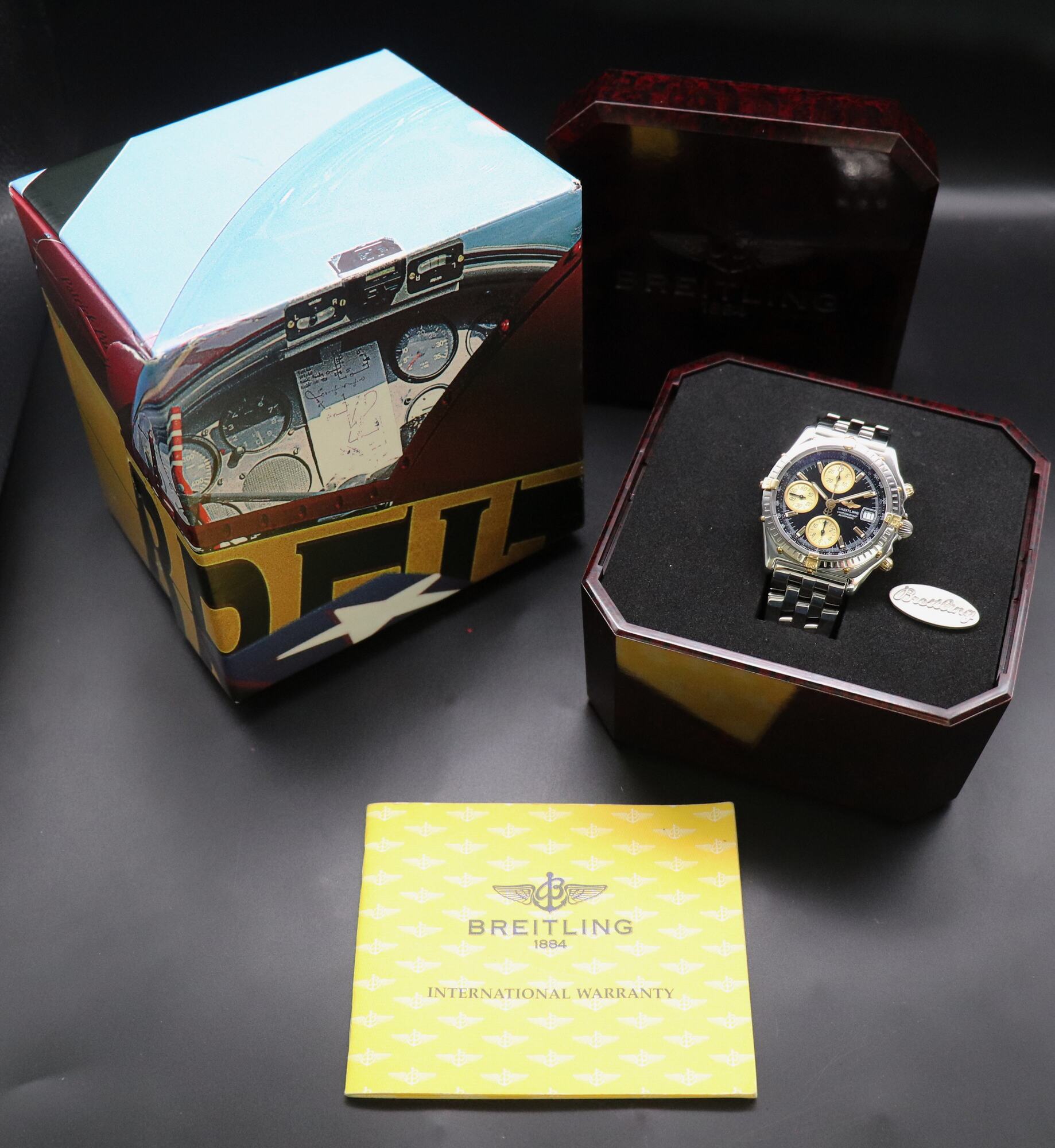 Breitling Chronomat B13050.1 Fullset 1998 Box+Papers