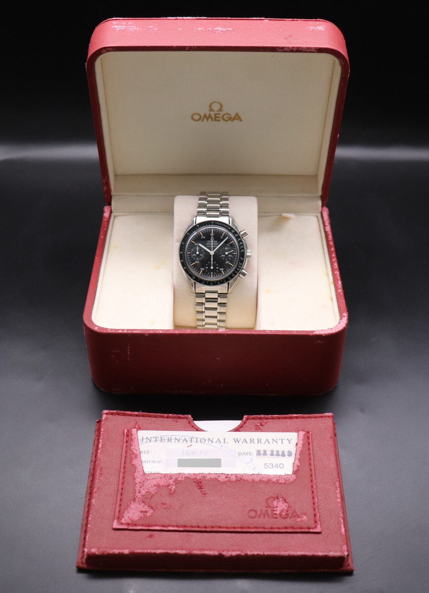 Omega Speedmaster Reduced 3510.50 Fullset 1993 Box+Papers
