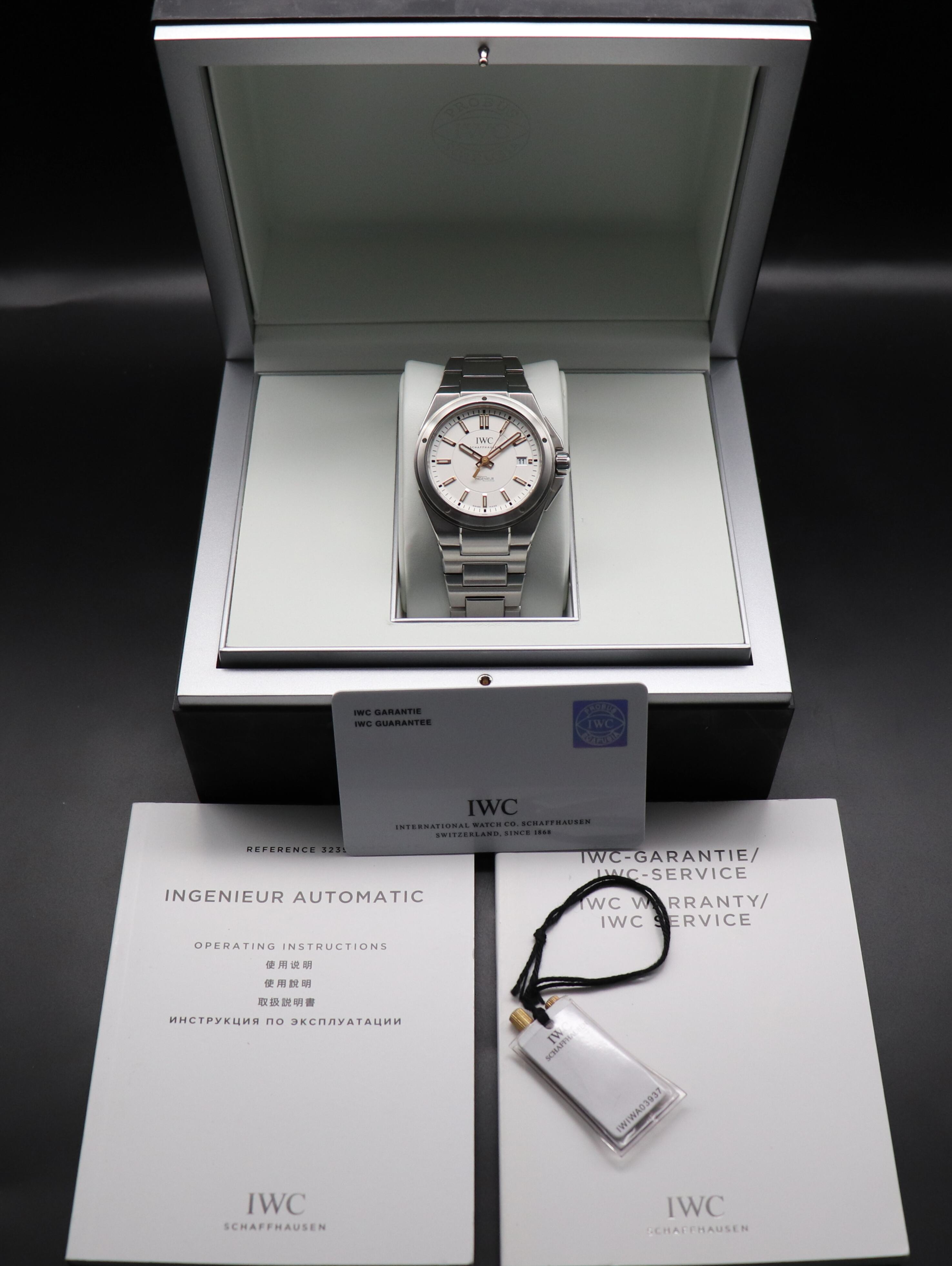 IWC Ingenieur Automatic IW323906 Fullset 2014 Box+Papers