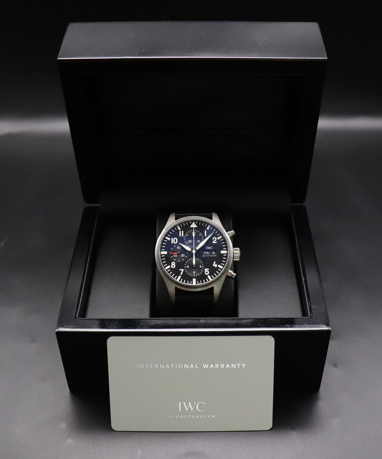 IWC Fliegeruhr Chronograph IW377709 Papers 2018