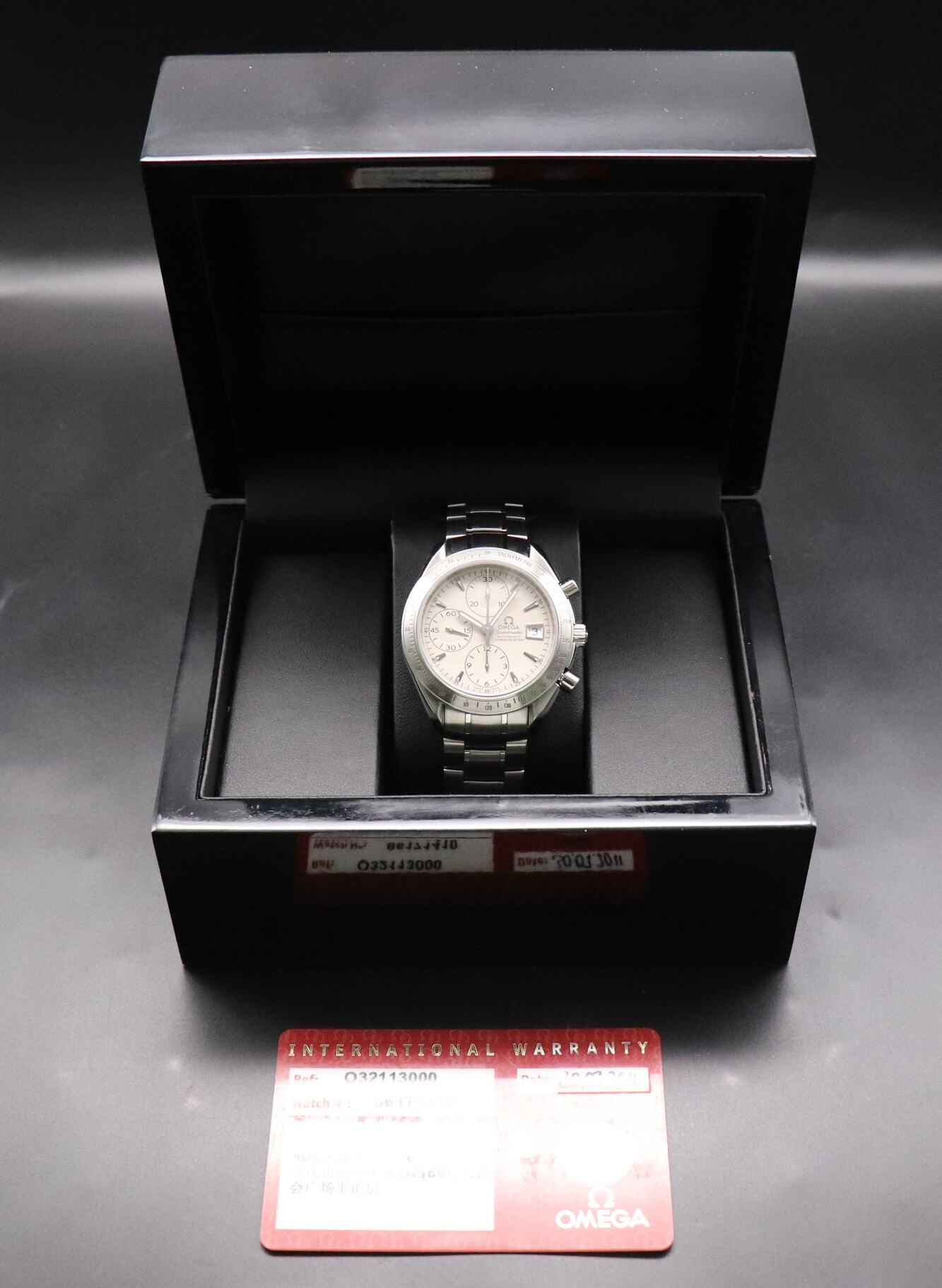 Omega Speedmaster Date 3211.30 Papers 2011