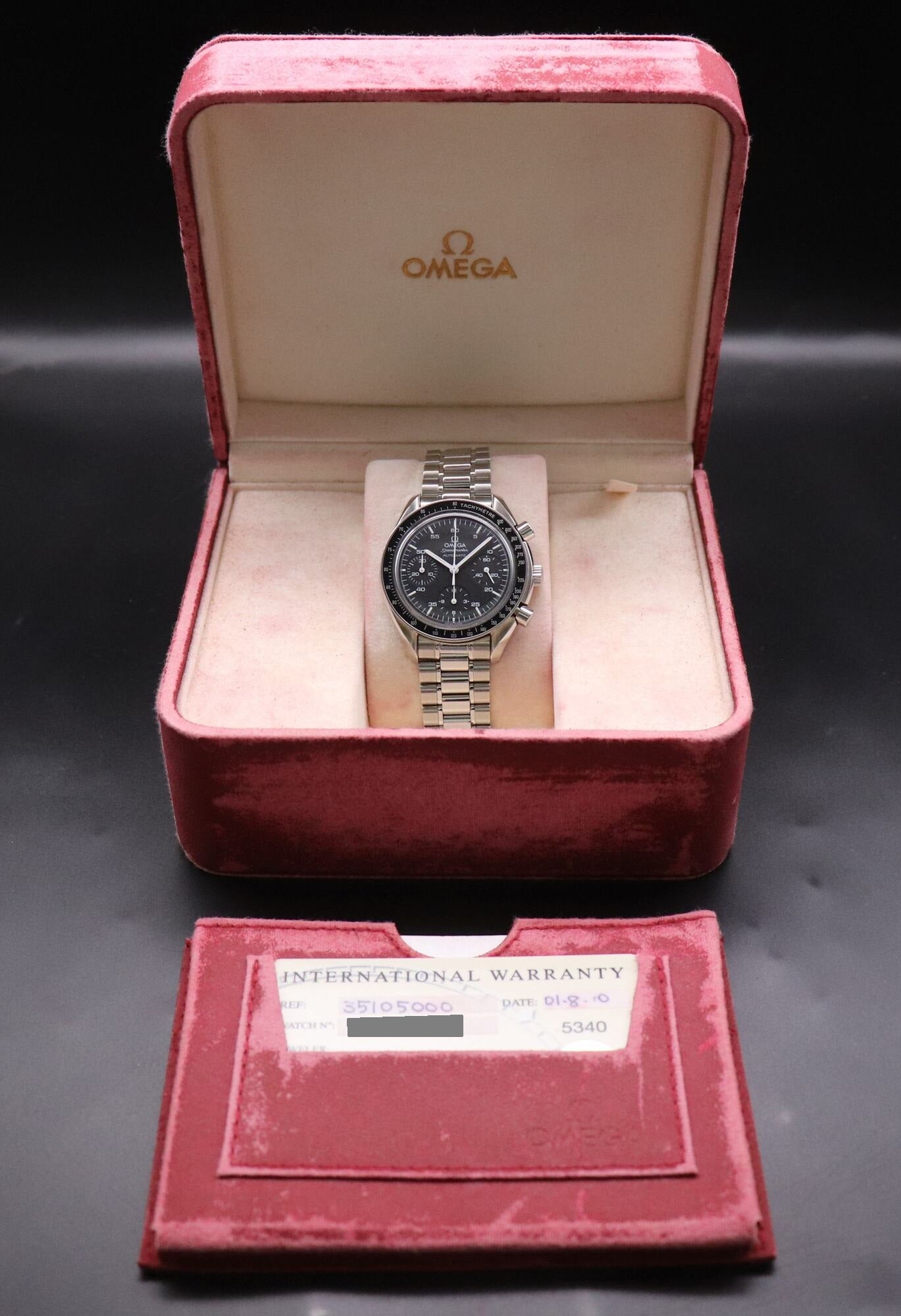 Omega Speedmaster Reduced 3510.50 Fullset 2001 Box+Papers