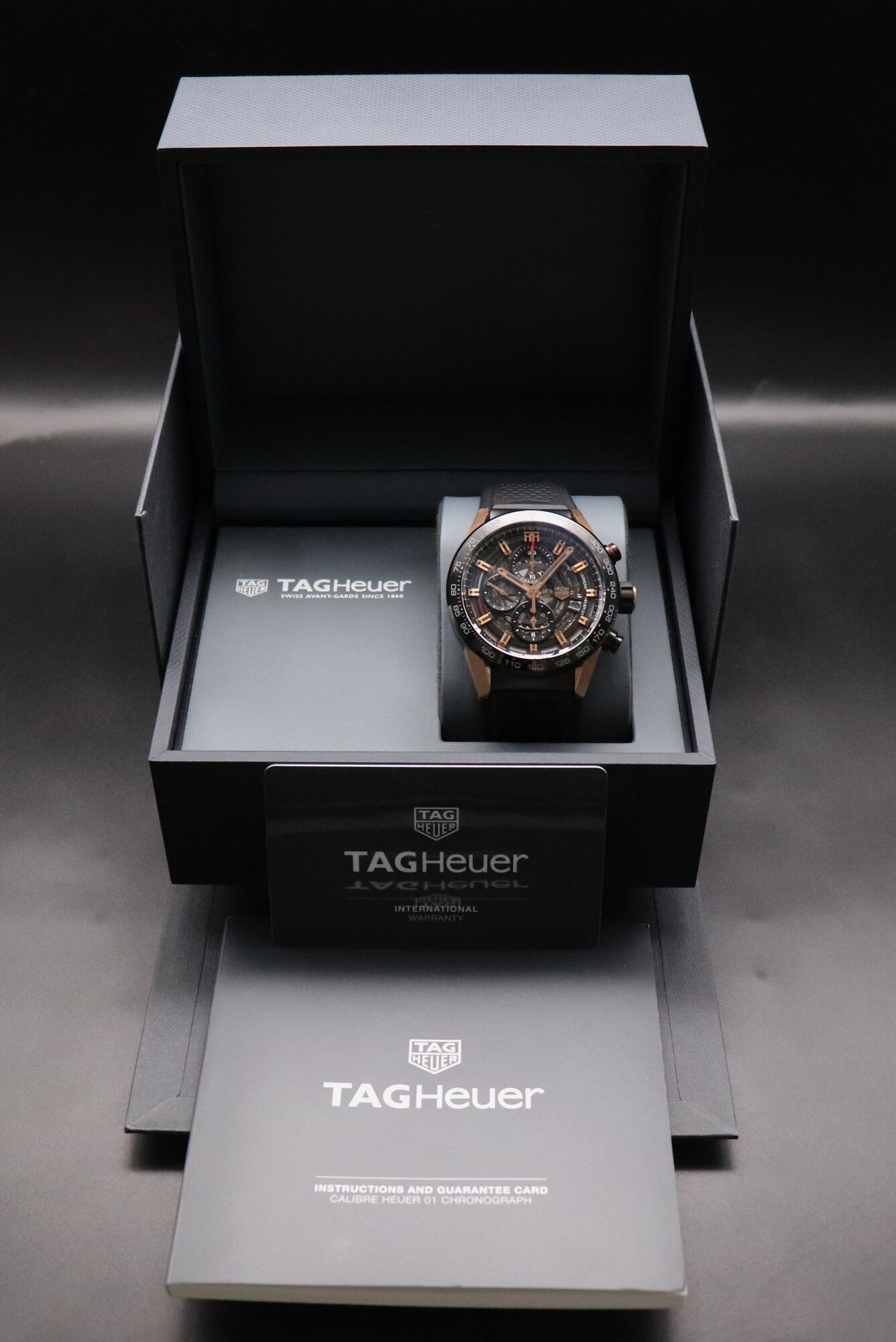 Tag Heuer Carrera Calibre Heuer 01 CAR205A.FT6087 Fullset 2020 Box+Papers