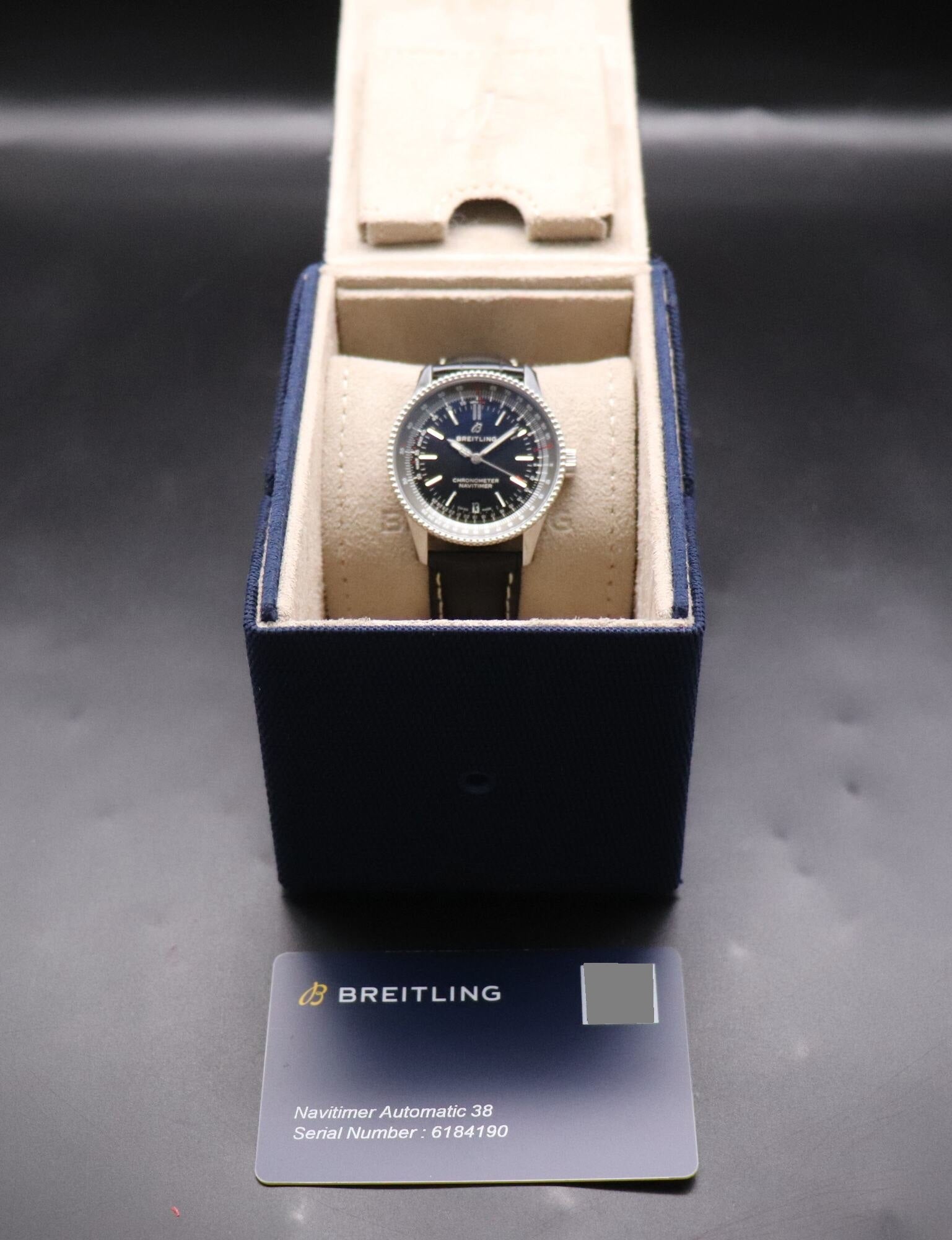 Breitling Navitimer 41 Black A17325 Fullset 2025 Box+Papers