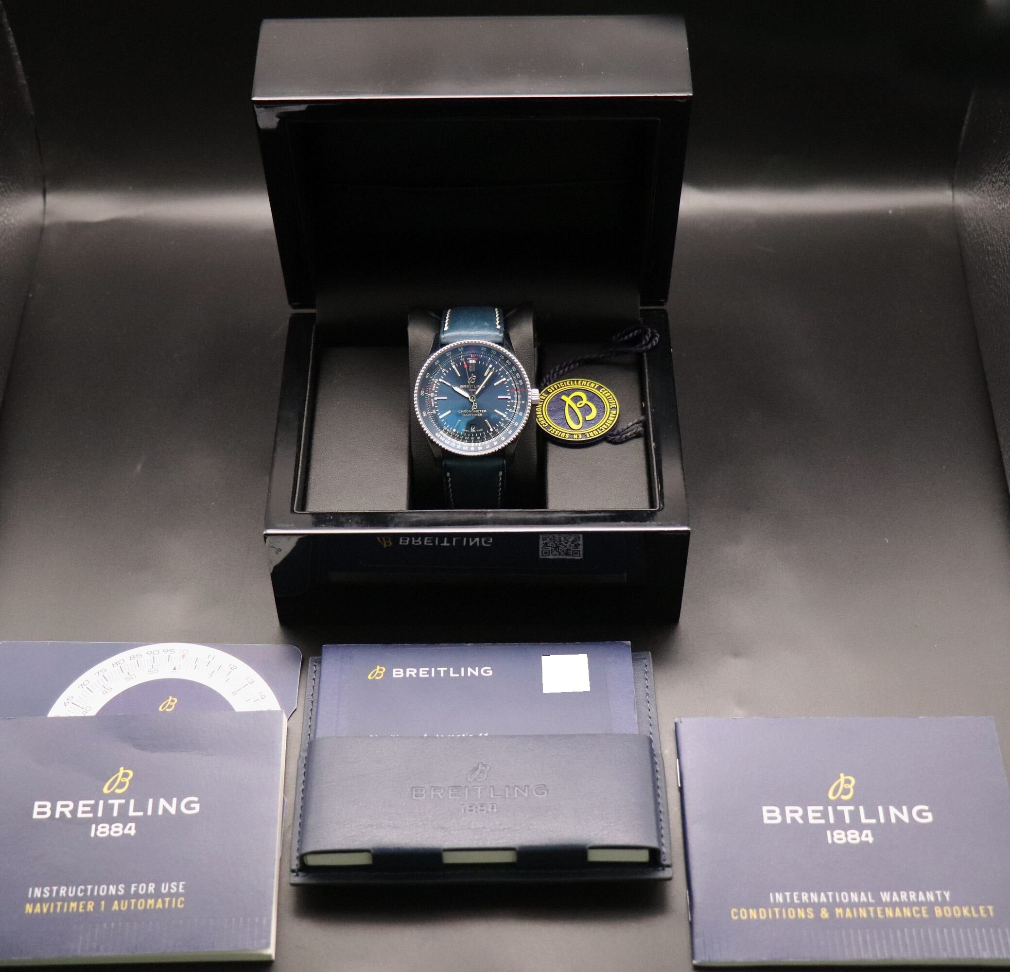 Breitling Navitimer 41 Blue A17326 Papers 2021