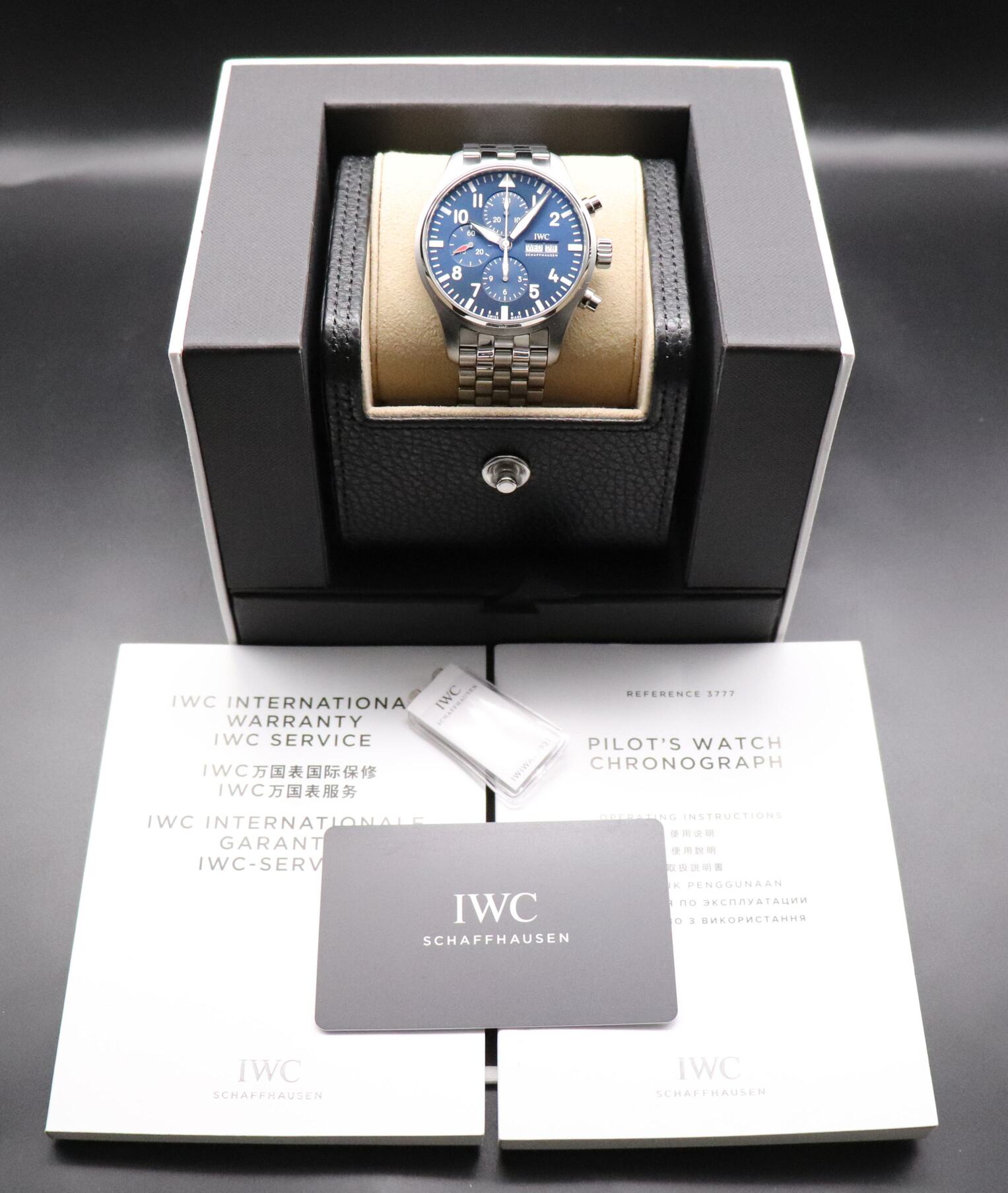 IWC Fliegeruhr Chronograph IW377717 Fullset 2020 Box+Papers
