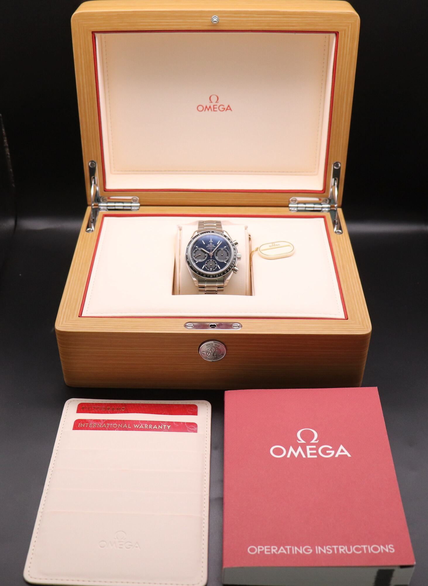 Omega Speedmaster Racing 326.30.40.50.03.001 Fullset 2025 Box+Papers