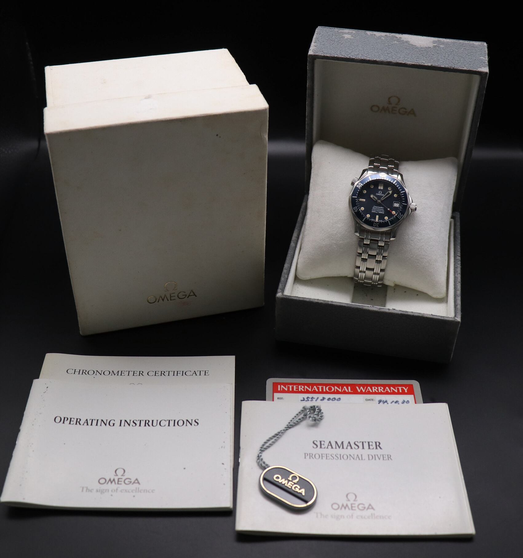 Omega Seamaster 300 2551.80 Fullset 1994 Box+Papers