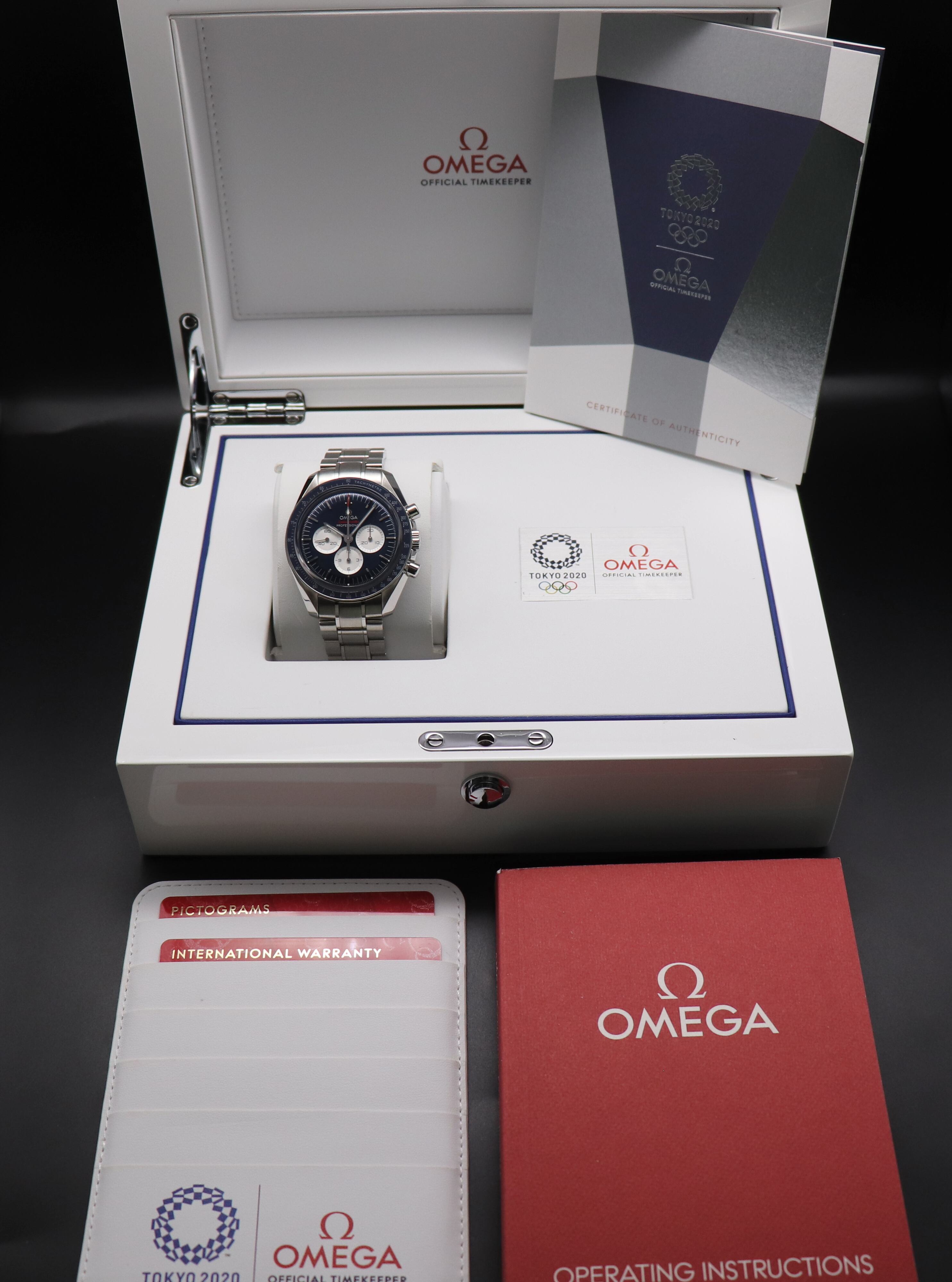 Omega Speedmaster Tokyo Olympics 522.30.42.30.03.001 Fullset 2019 Box+Paper
