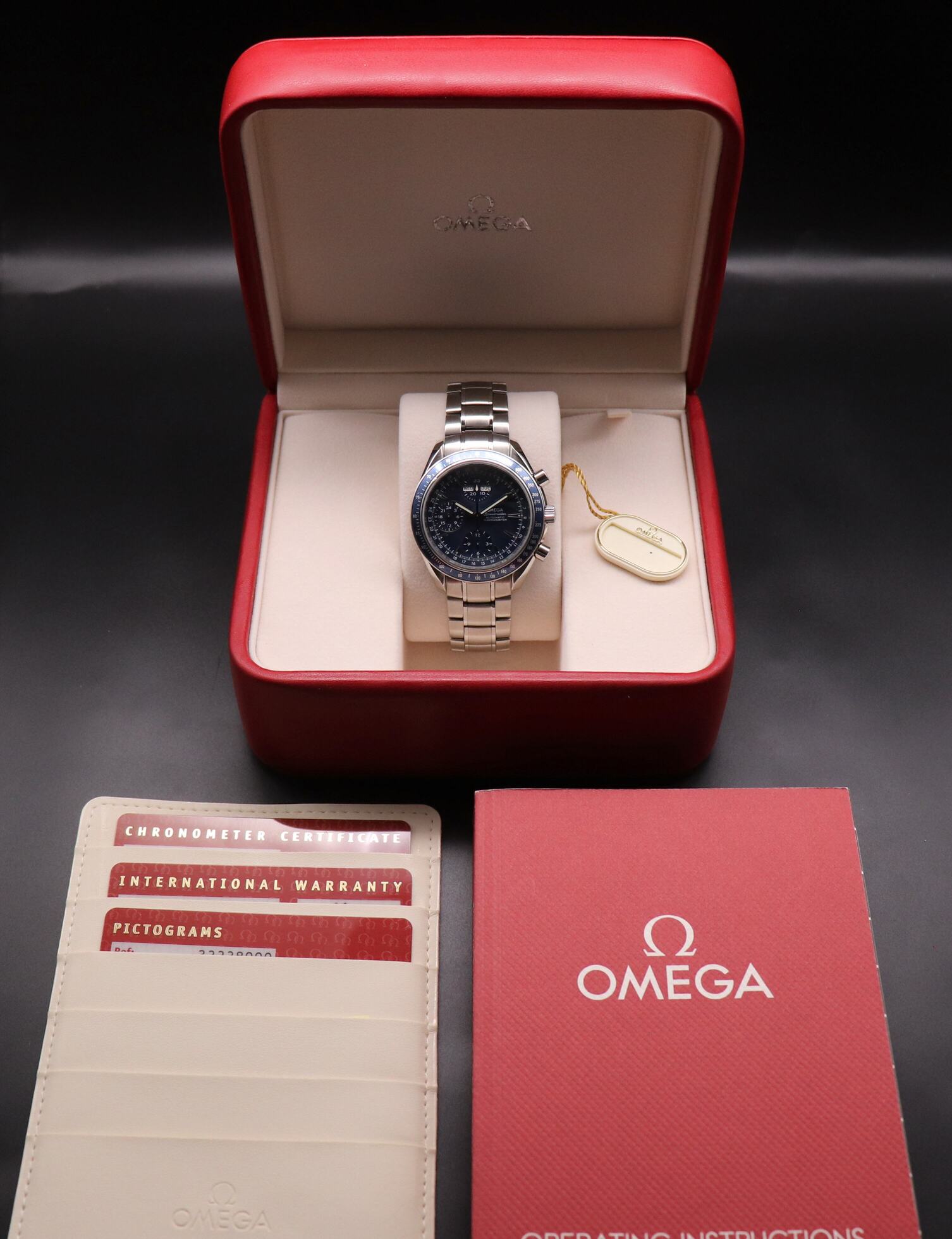 Omega Speedmaster Triple Date 3222.80 Fullset 2012 Box+Paper