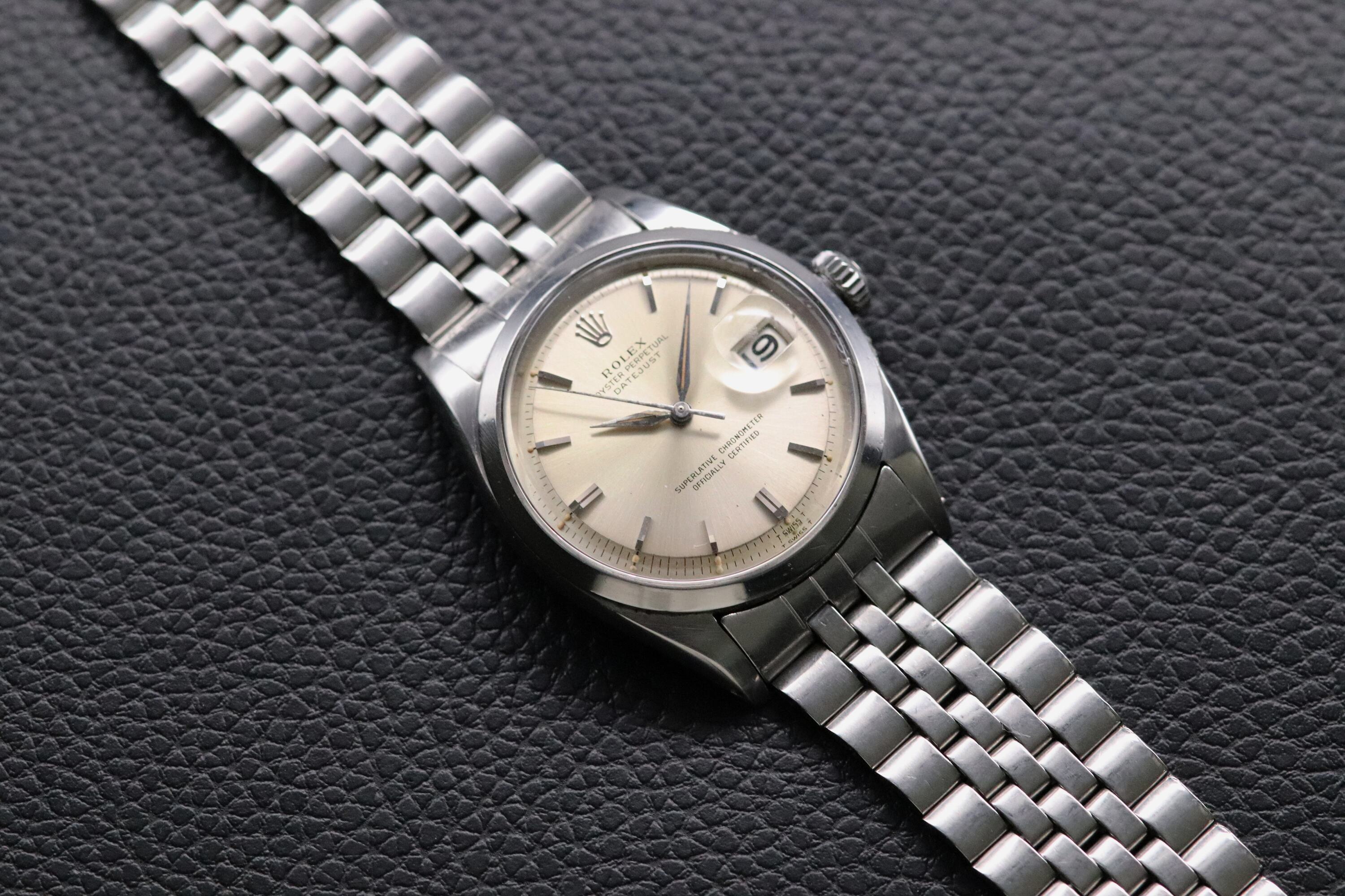 Rolex Datejust 1600 Silver Dial Fullset 1965 Box+Papers