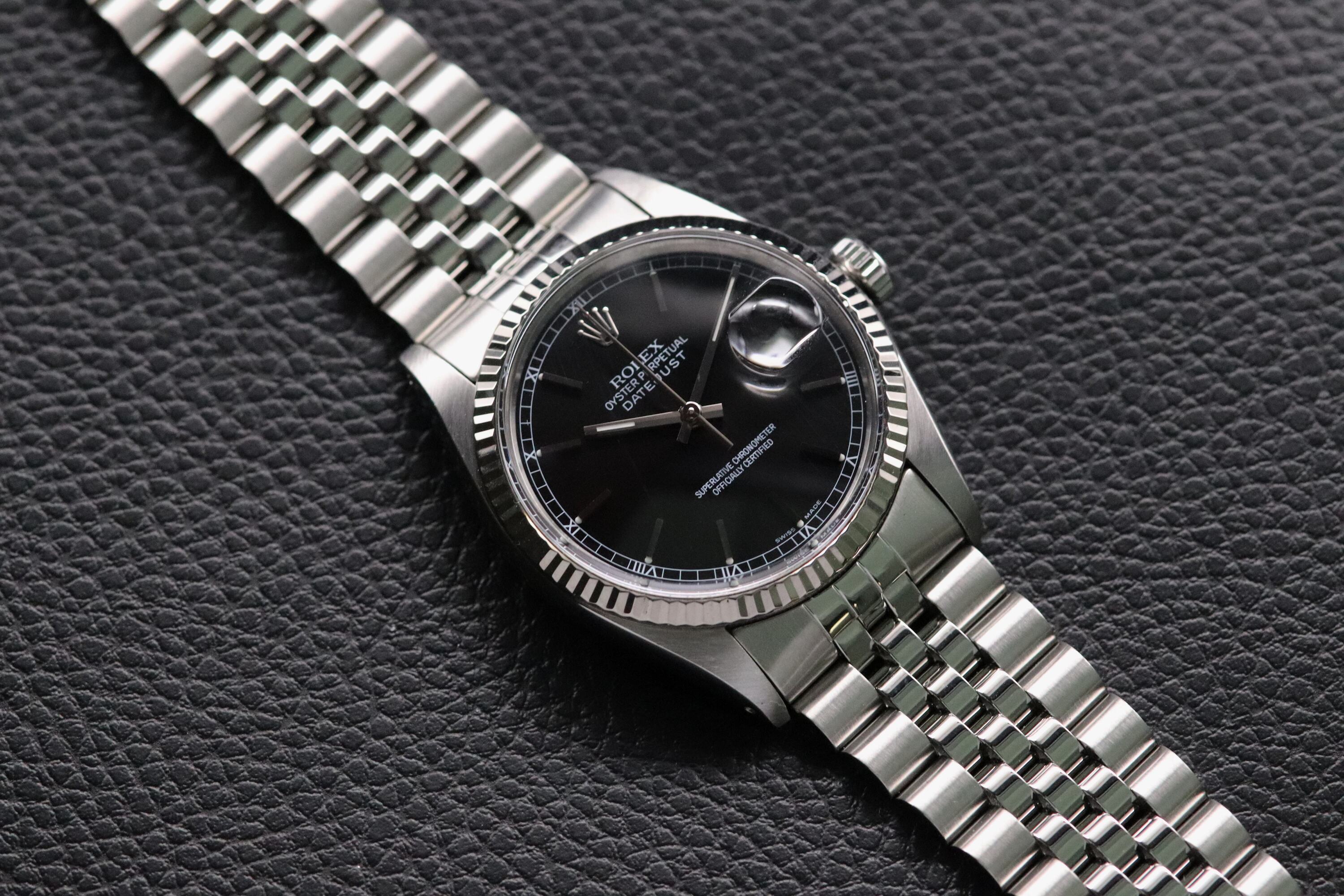 Rolex Datejust 16014 Black Dial 1985