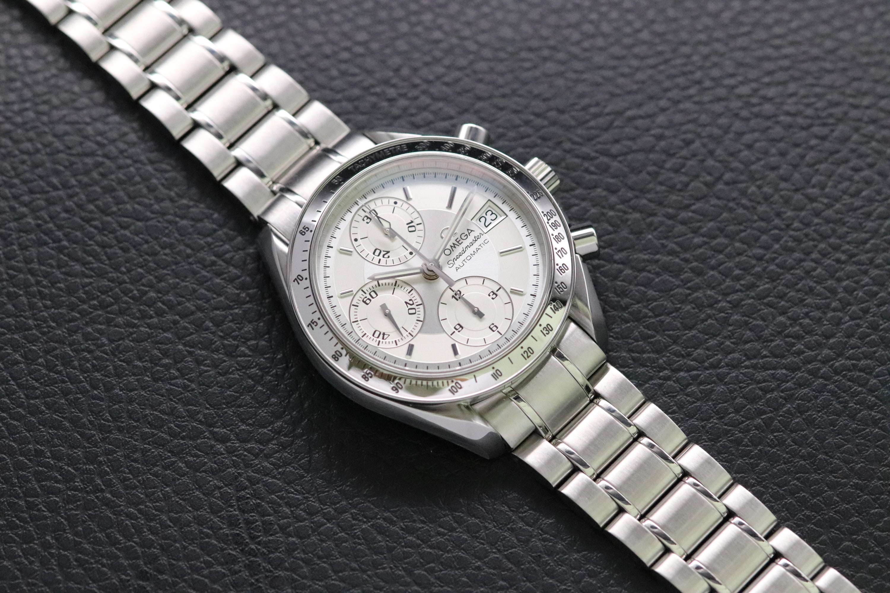 Omega Speedmaster Date 3513.30 Silver Dial 1998