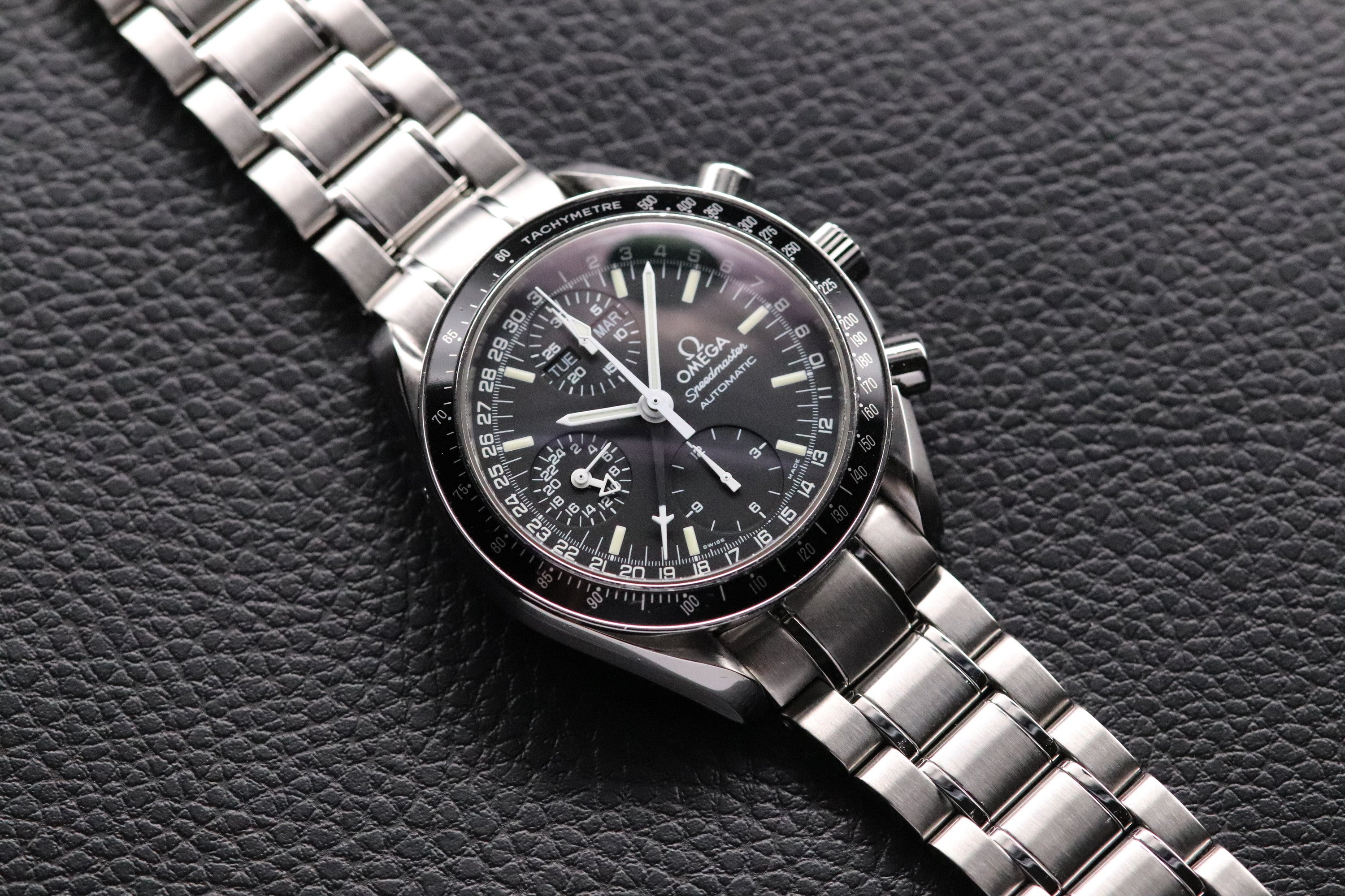 Omega Speedmaster Day Date 3520.50 Black Dial 1998