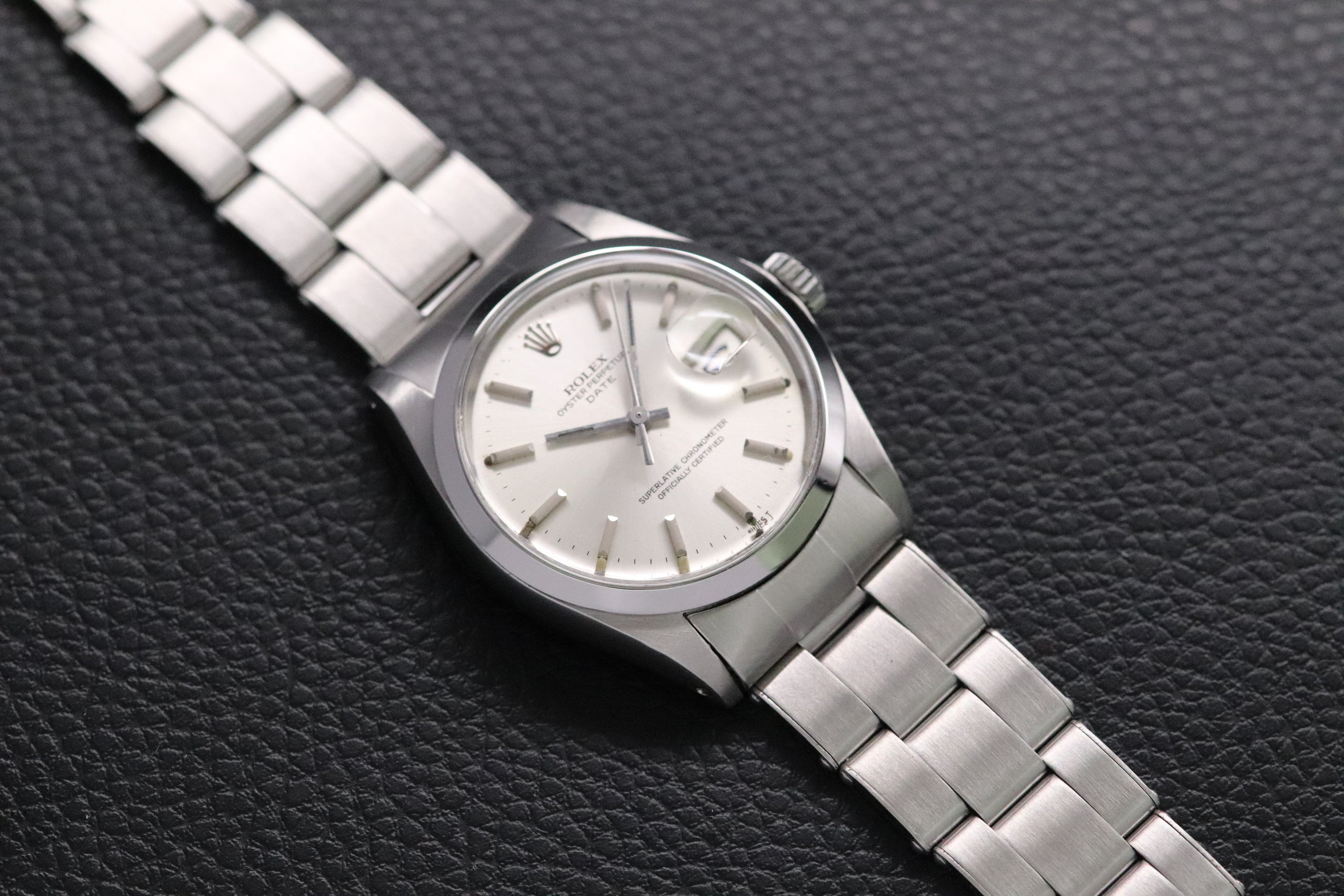 Rolex Date 1500 Silver Dial 1972